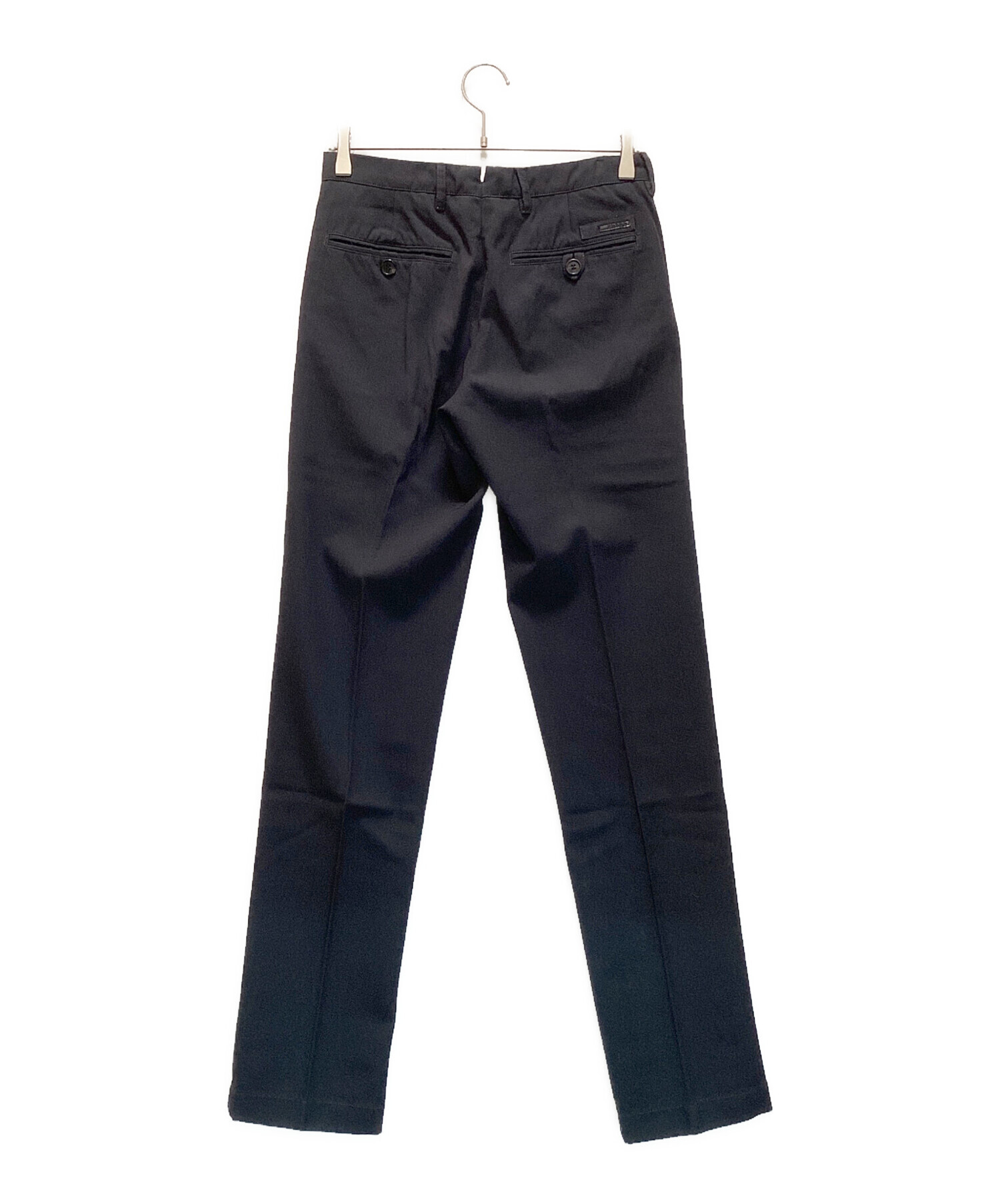 中古・古着通販】PRADA (プラダ) ウールコットンスラックス 中古・古着通販】PRADA (プラダ) ウールコットンスラックス
