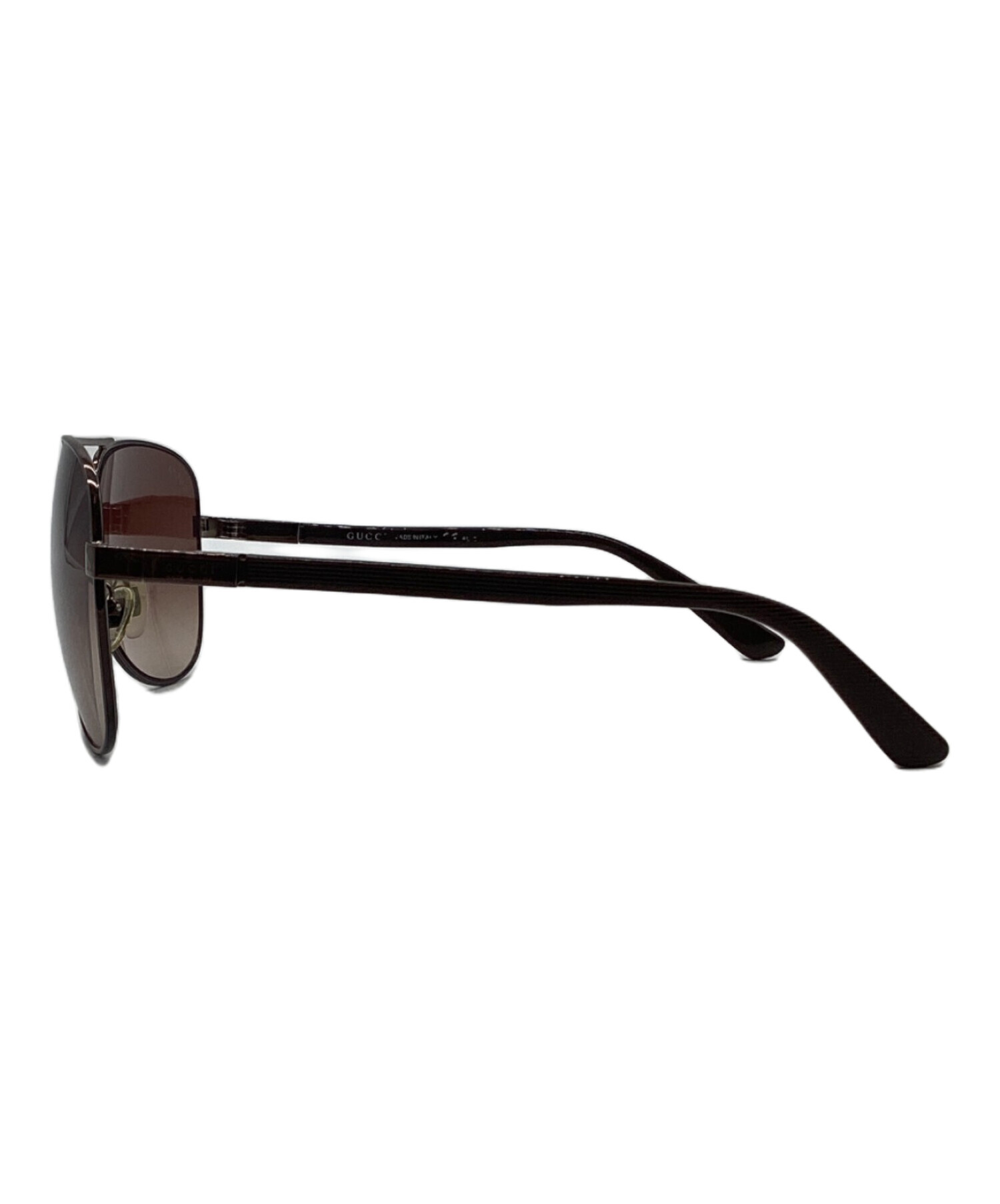 中古・古着通販】GUCCI (グッチ) ティアドロップサングラス ブラウン