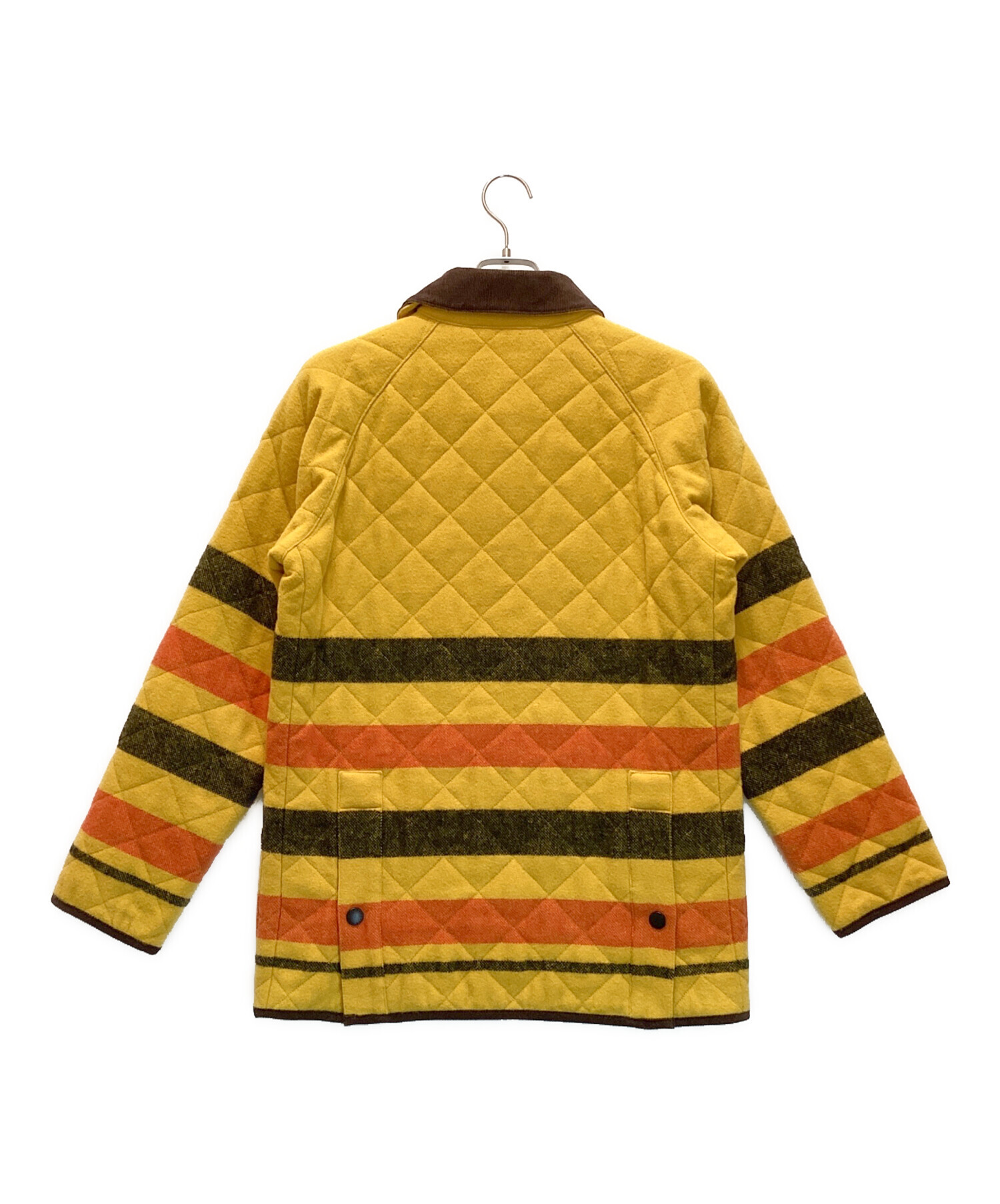 TaylorMade イエロー キルティングジャケット Sサイズ 中古・古着通販】Barbour (バブアー) キルティングジャケット イエロー