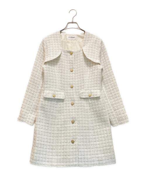 中古・古着通販】Lily Brown (リリーブラウン) ツイードジャケットミニ