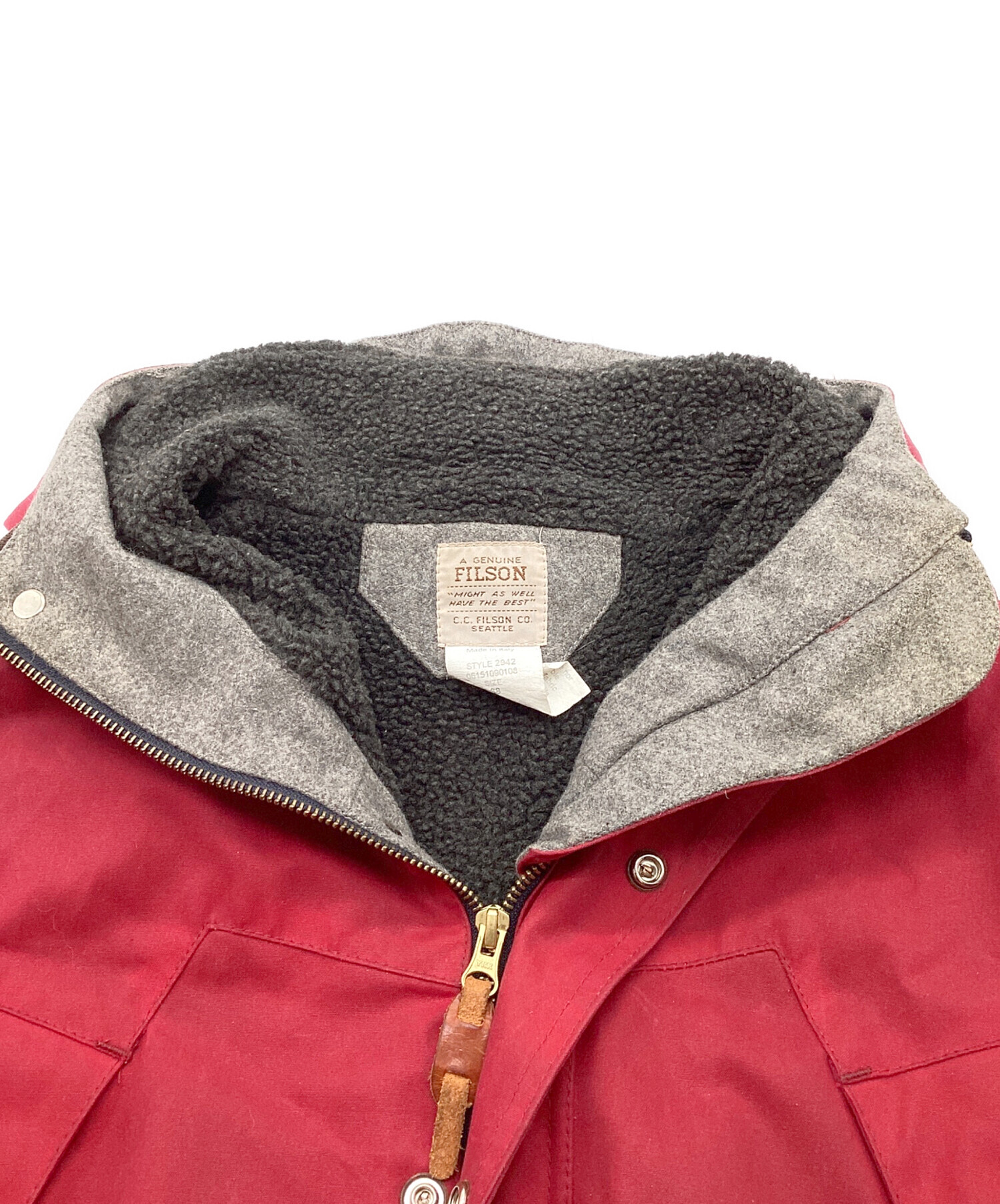 中古・古着通販】FILSON (フィルソン) 裏ボア オイルド マウンテン