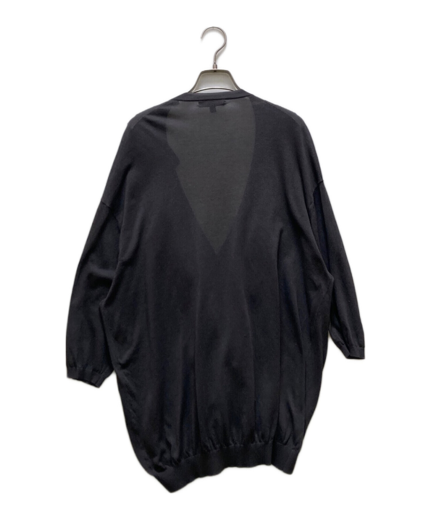 中古・古着通販】Drawer (ドゥロワー) フリルカーディガン グレー