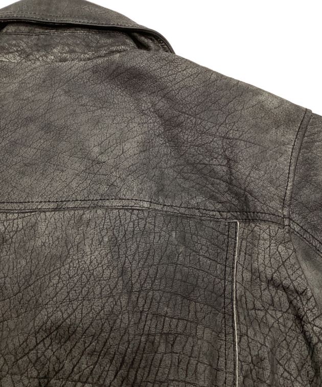 中古・古着通販】ZARA (ザラ) バッファローレザー ダブルライダース