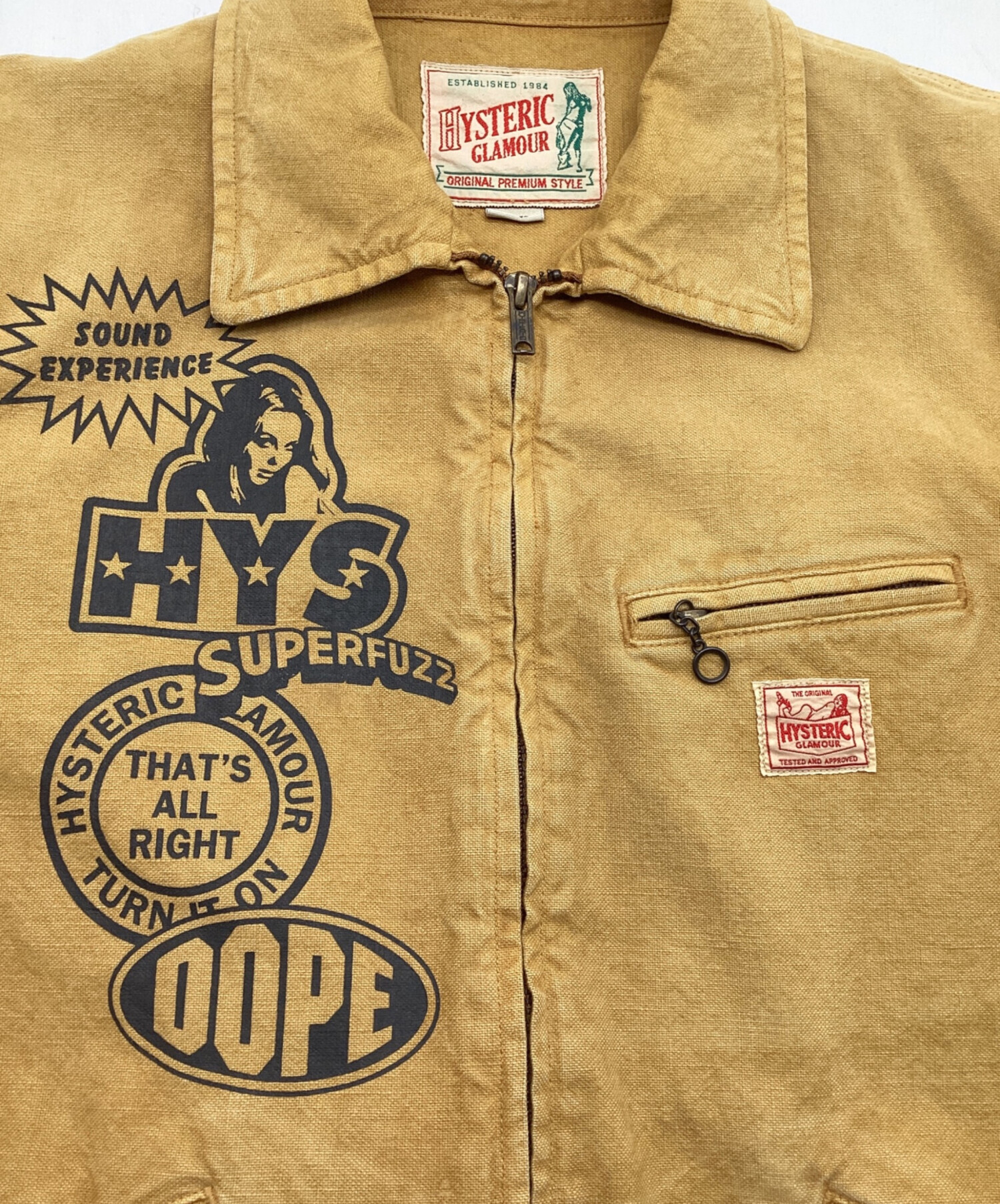 な*;様 k*o様 Hysteric Glamour ベージュ ジャケット HG 中古・古着通販】Hysteric Glamour (ヒステリックグラマー) HG