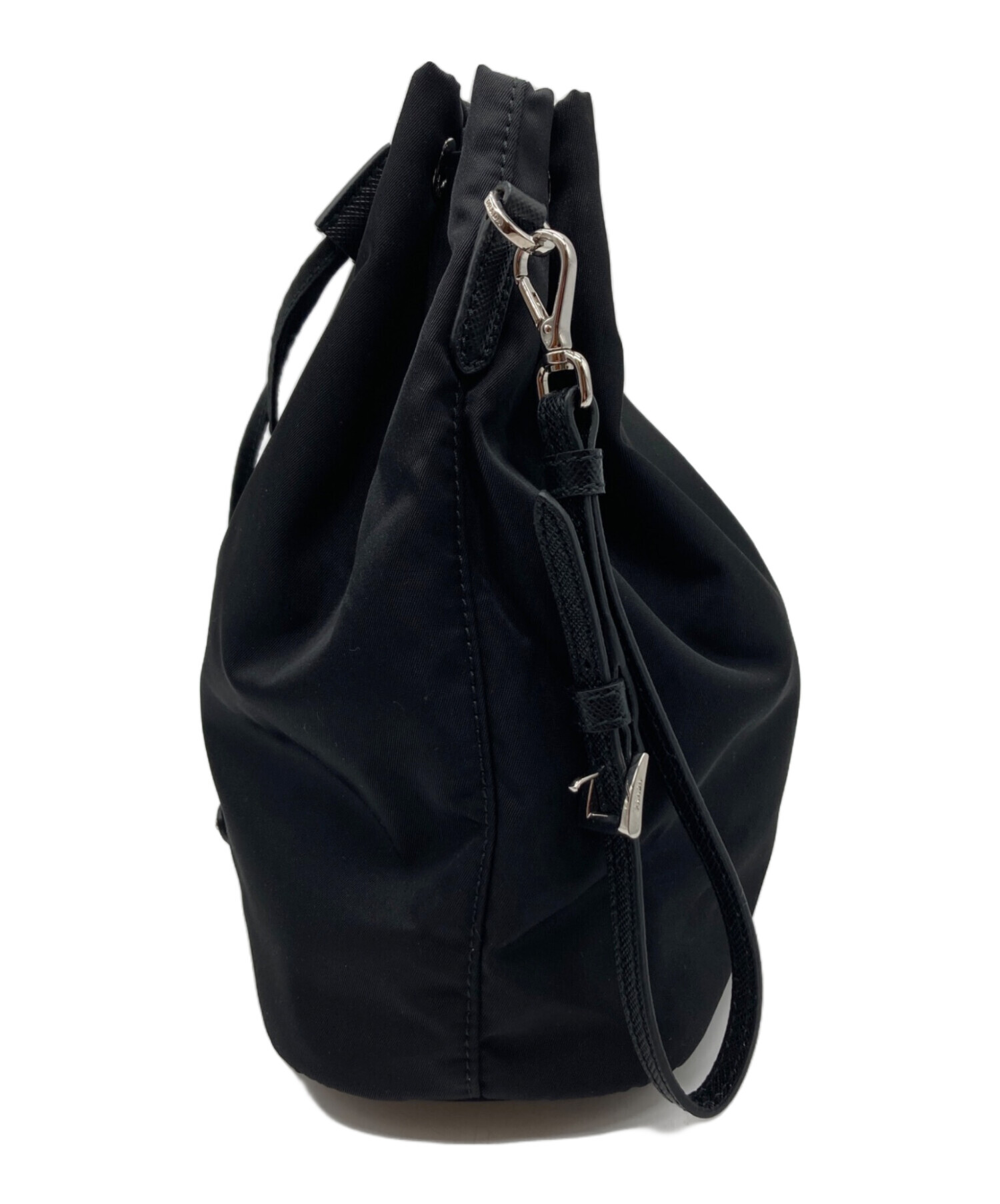 中古・古着通販】PRADA (プラダ) Re-Nylon ポーチ ブラック｜ブランド