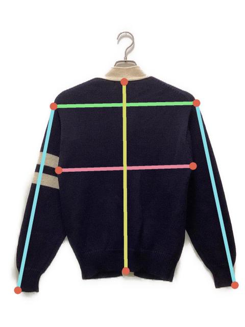 McGREGOR レタードカーディガン ネイビー 未使用 日本製 80s 90s 中古・古着通販】McGREGOR (マクレガー) イニシャルレタード