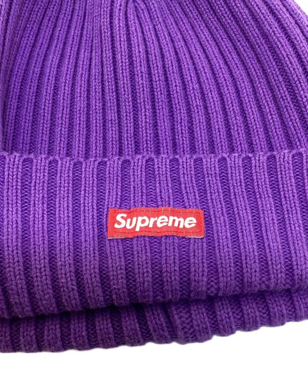 Supreme 紫 ニット帽 Supreme - ニット帽 ビーニー パープルの通販 by ゆーなショップ♡即