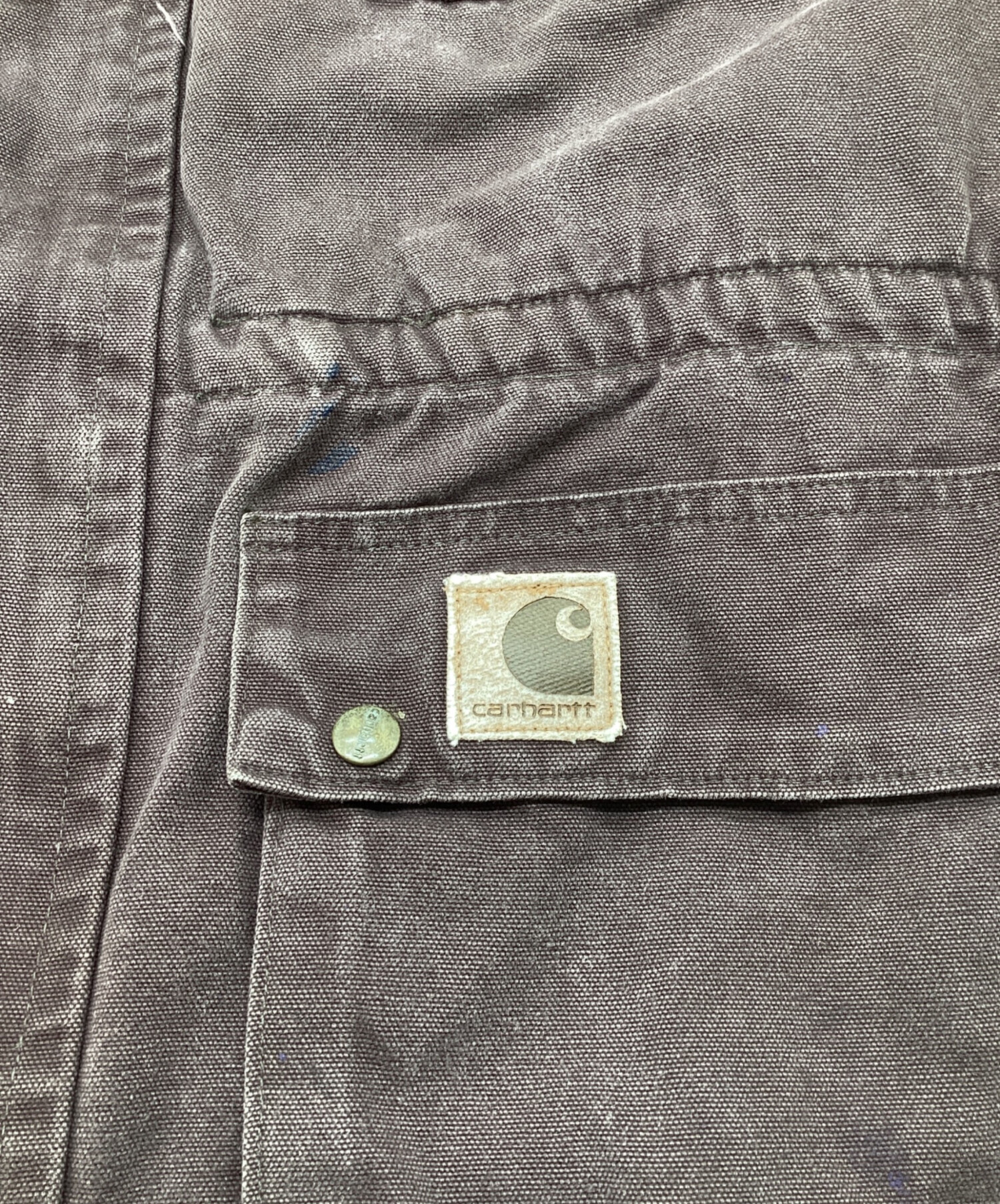 Carhartt カバーオール グレー 裏生地ブラケット Carhartt カバーオール グレー 裏生地ブラケット