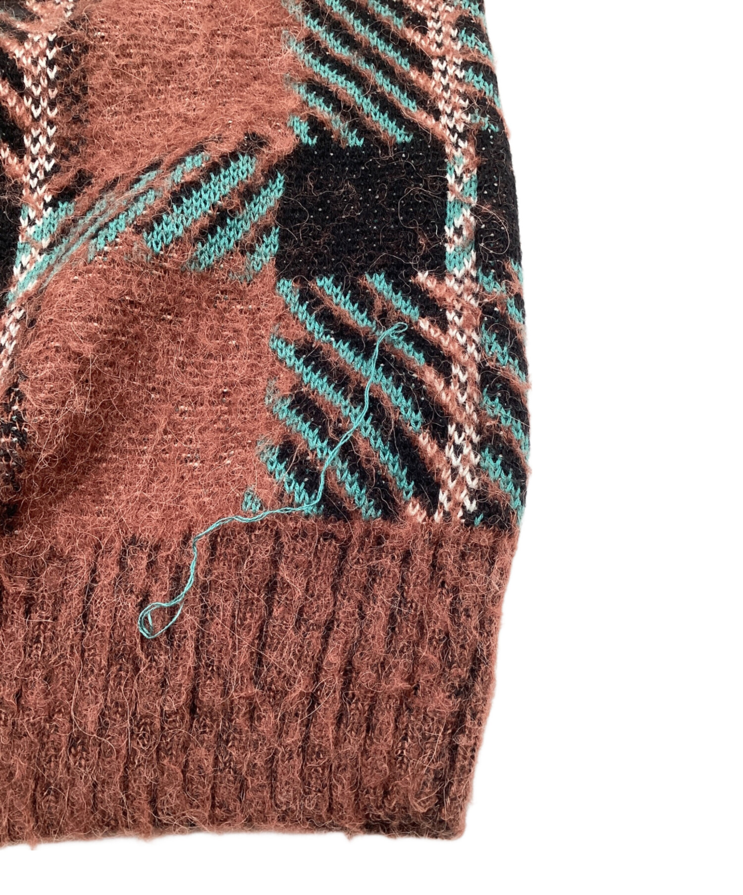 中古・古着通販】FRED PERRY (フレッドペリー) GLITCH TARTAN CARDIGAN