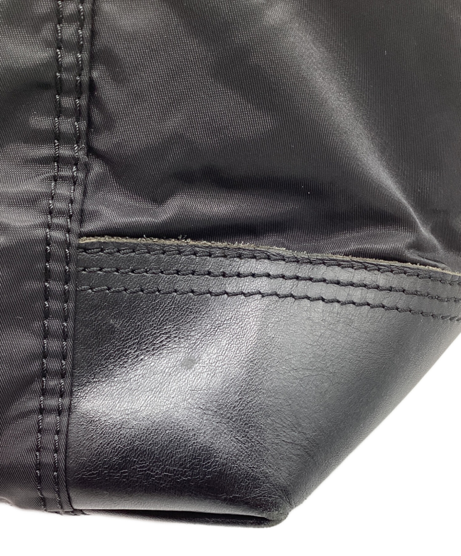 中古・古着通販】DIESEL (ディーゼル) レザー切替 ナイロンショルダー 