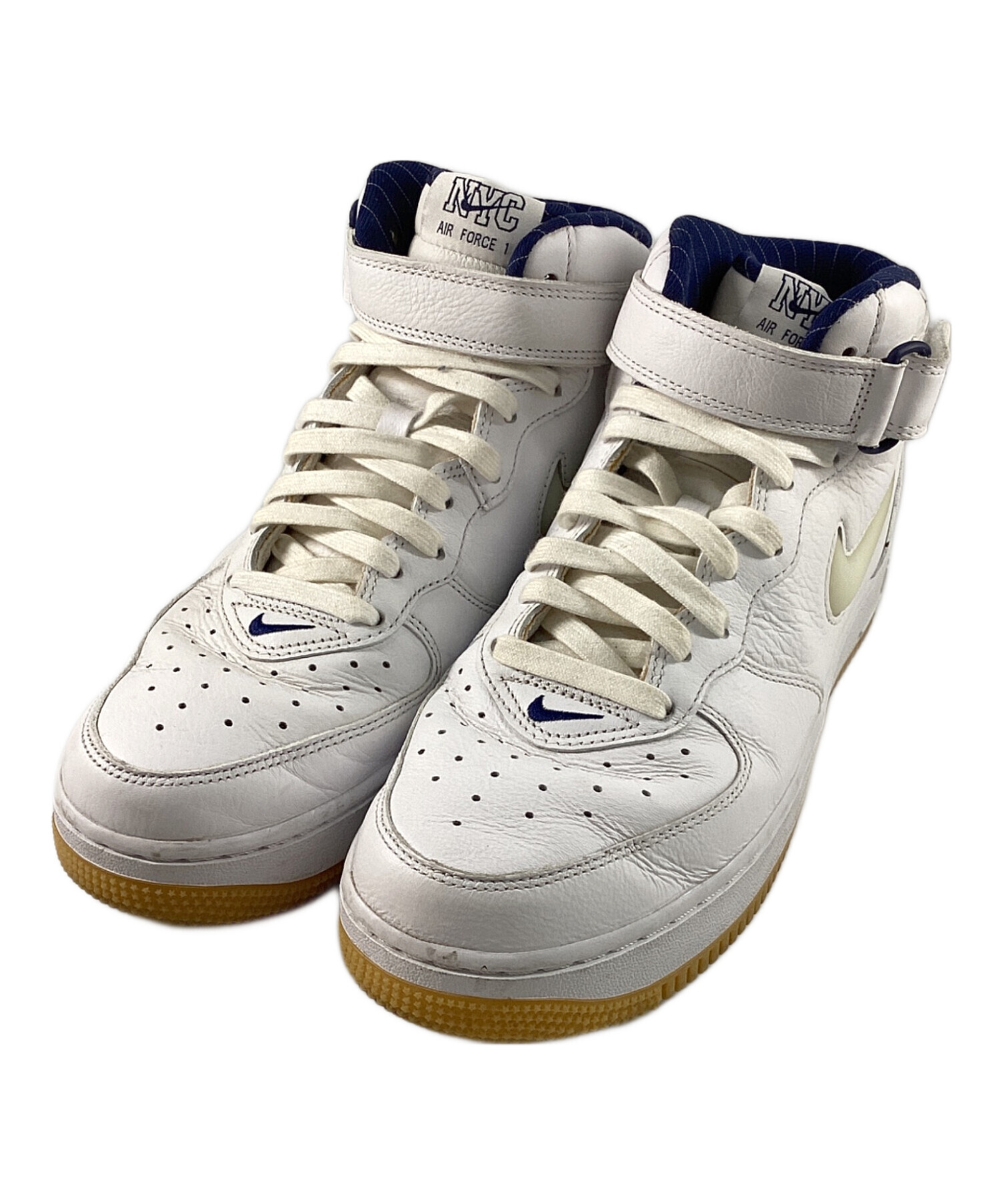 中古・古着通販】NIKE (ナイキ) エアフォース 1 ミッド QS ホワイト