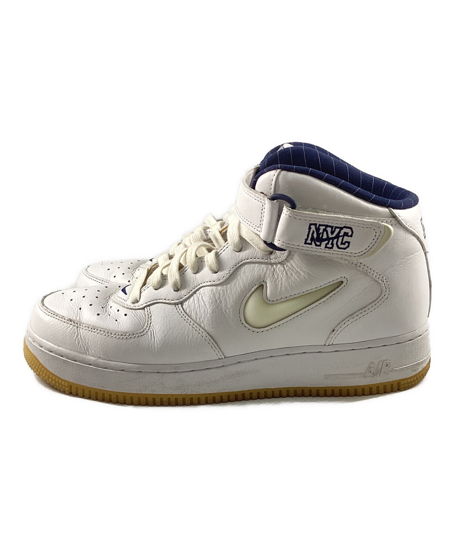中古・古着通販】NIKE (ナイキ) エアフォース 1 ミッド QS ホワイト