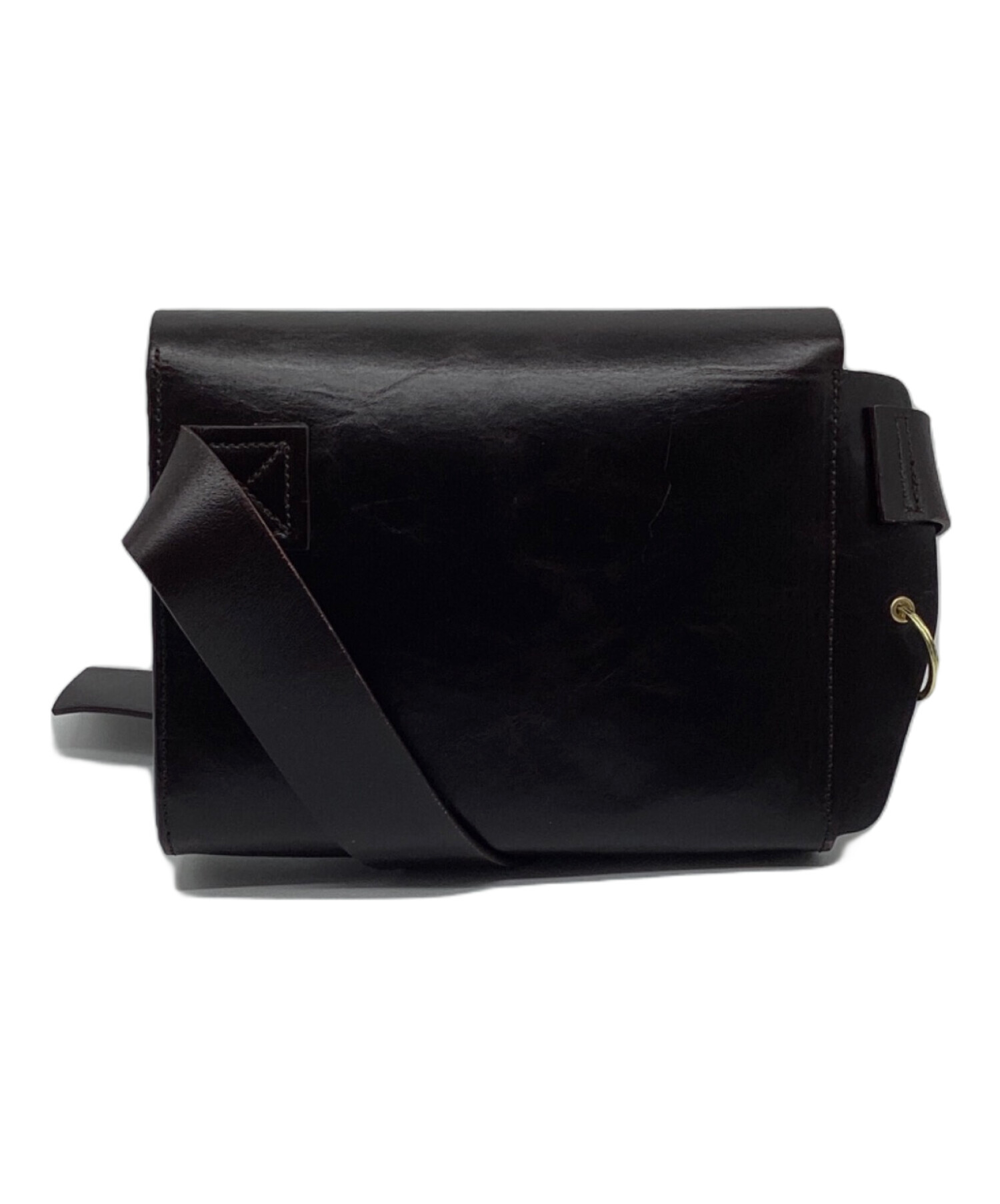 ザラ　牛皮　リアルレザー　ショルダーバッグ　ブラック　黒色 レザーショルダーバッグ - ブラック | ZARA Japan / 日本