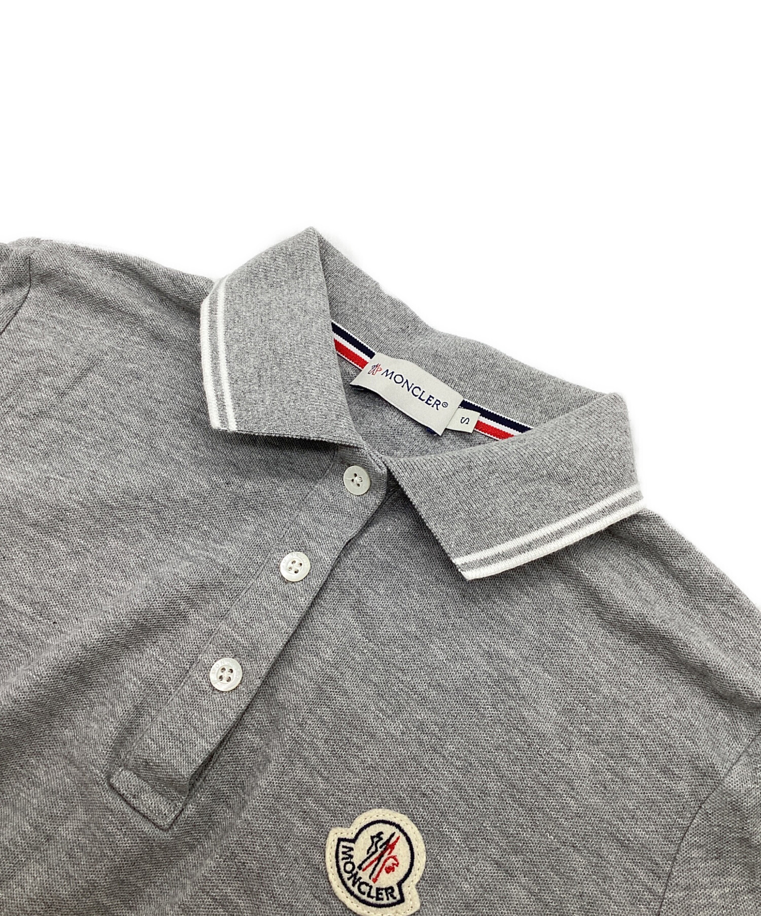 中古・古着通販】MONCLER (モンクレール) ロゴワッペンポロシャツ