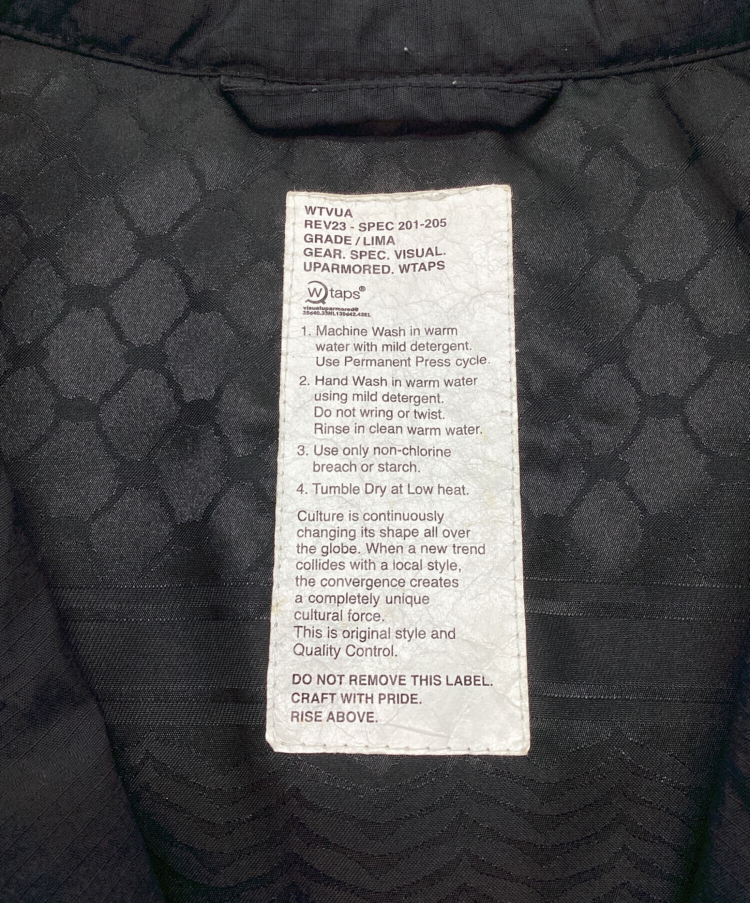 中古・古着通販】WTAPS (ダブルタップス) CROSS BONE JUNGLE JAKET