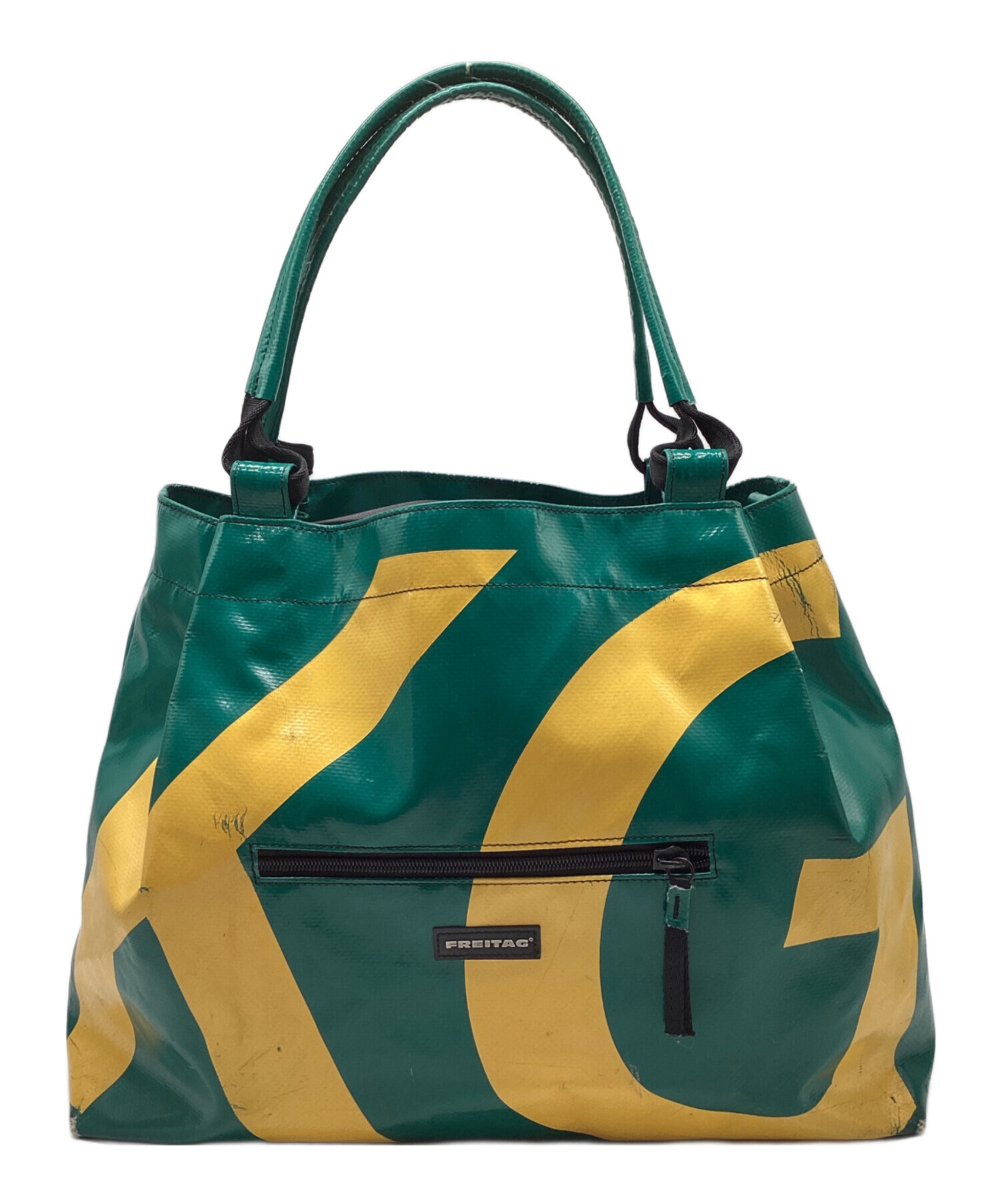中古・古着通販】FREITAG (フライターグ) 2WAYボストンバッグ グリーン 