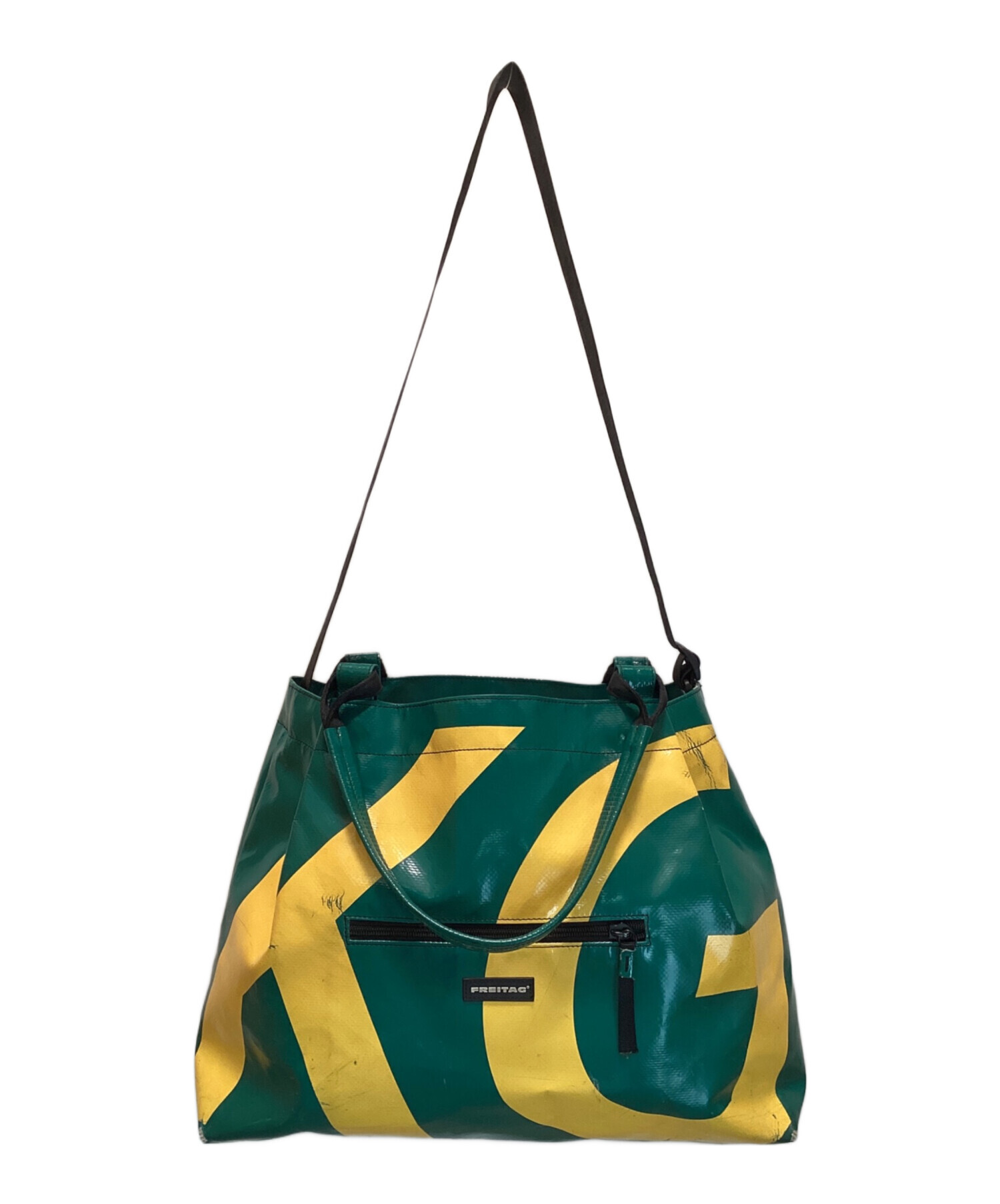 中古・古着通販】FREITAG (フライターグ) 2WAYボストンバッグ グリーン 