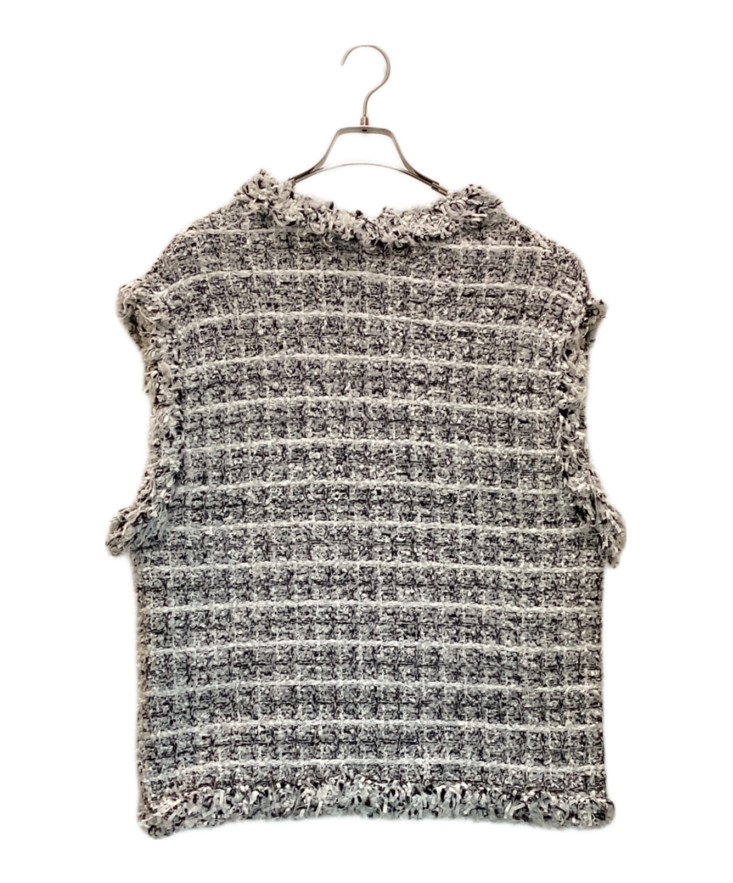 ミックスチェック ツイード ニットベストユナイテッドアローズ