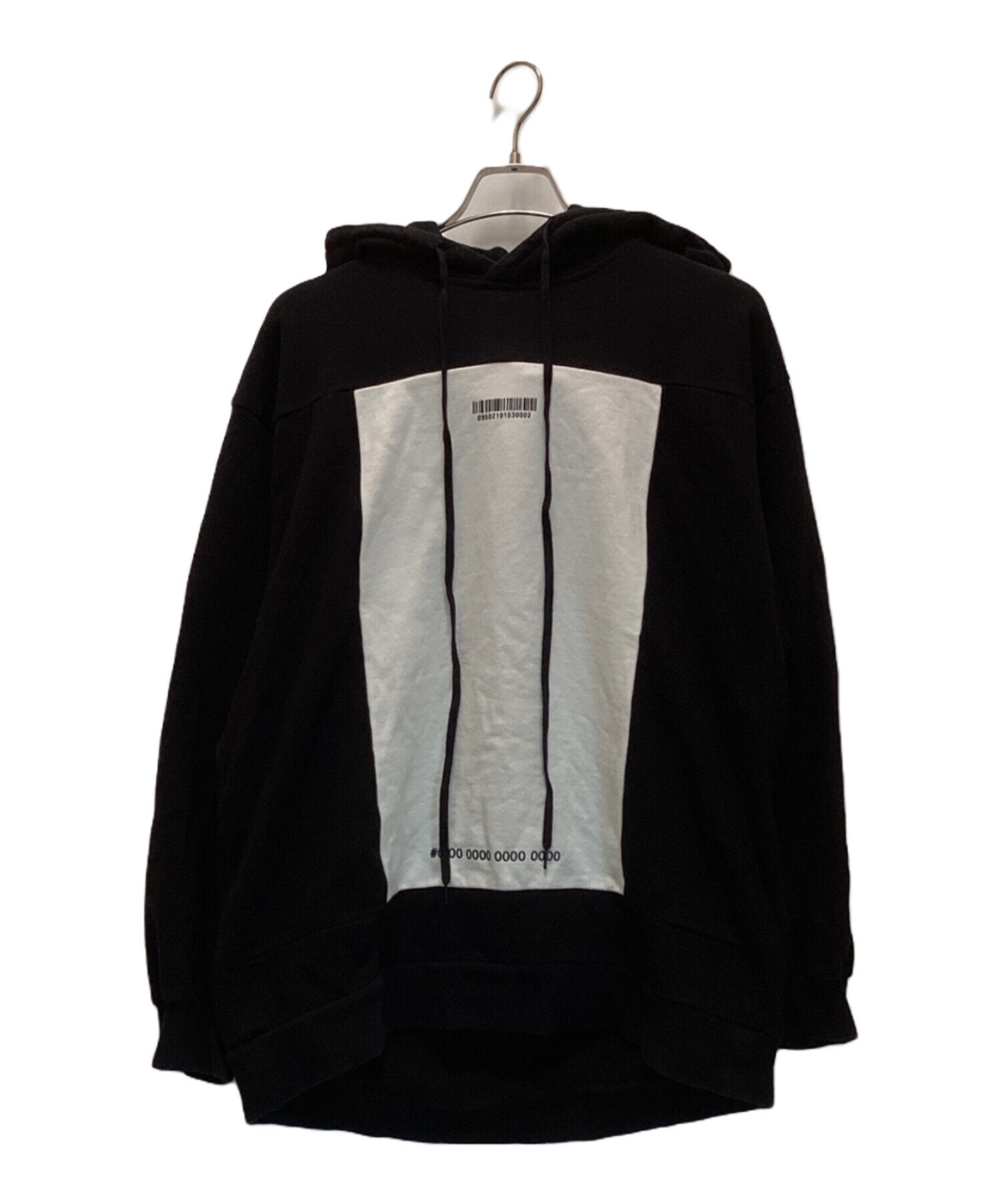 中古・古着通販】SHAREEF (シャリーフ) SWITCHING BIG HOODIE ブラック 