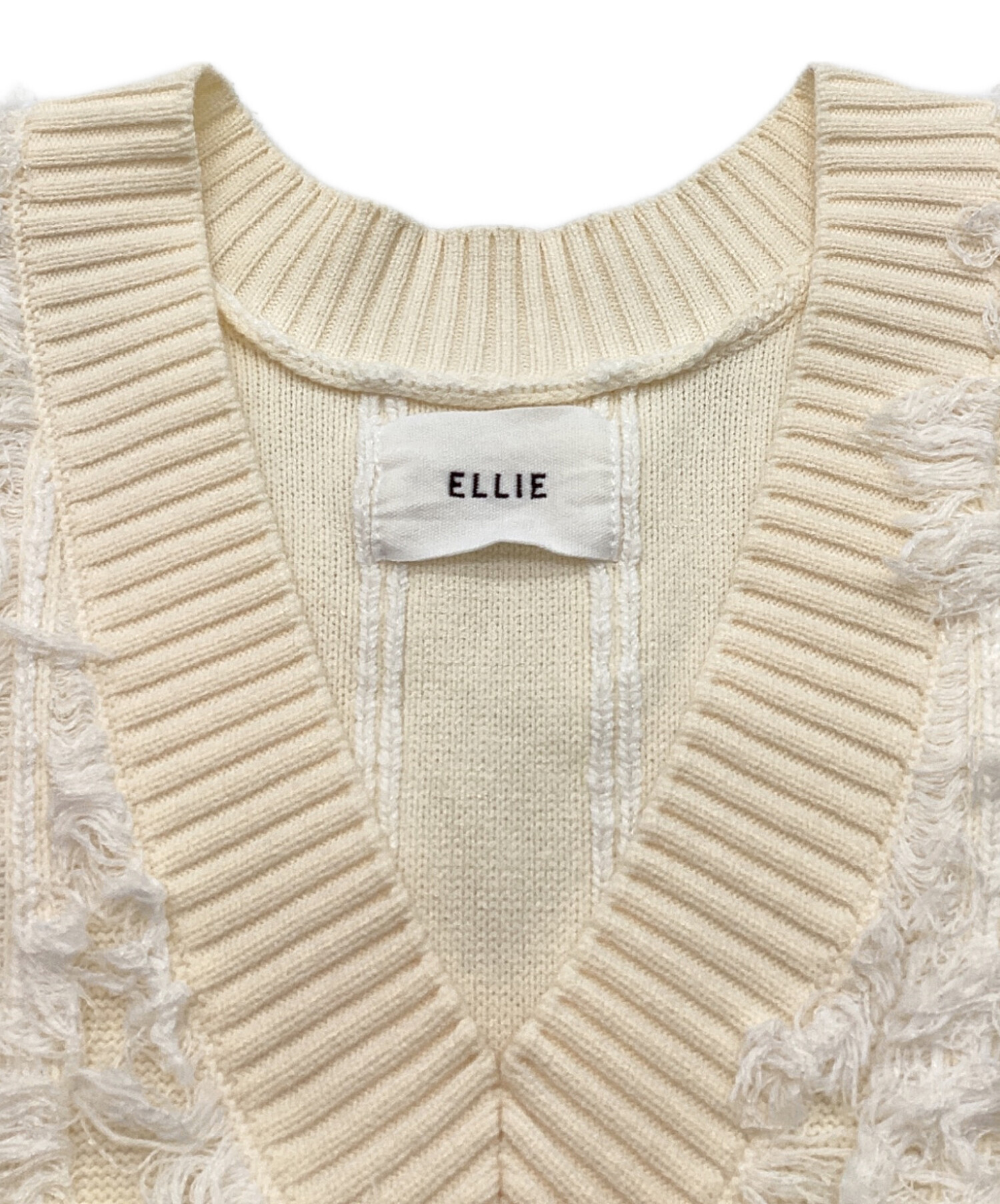 ELLIE☆ニットベスト 中古・古着通販】ELLIE (エリー) ニットベスト