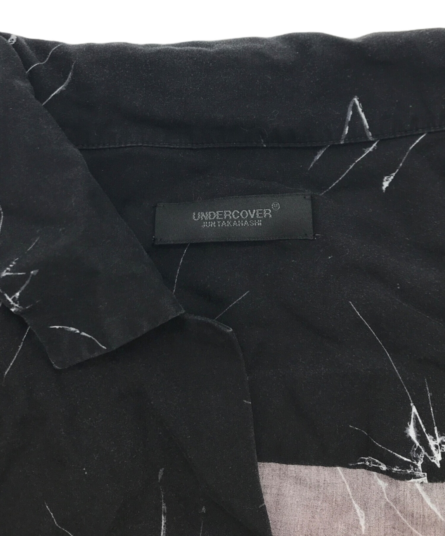 中古・古着通販】UNDERCOVER (アンダーカバー) 総柄オープンカラー 