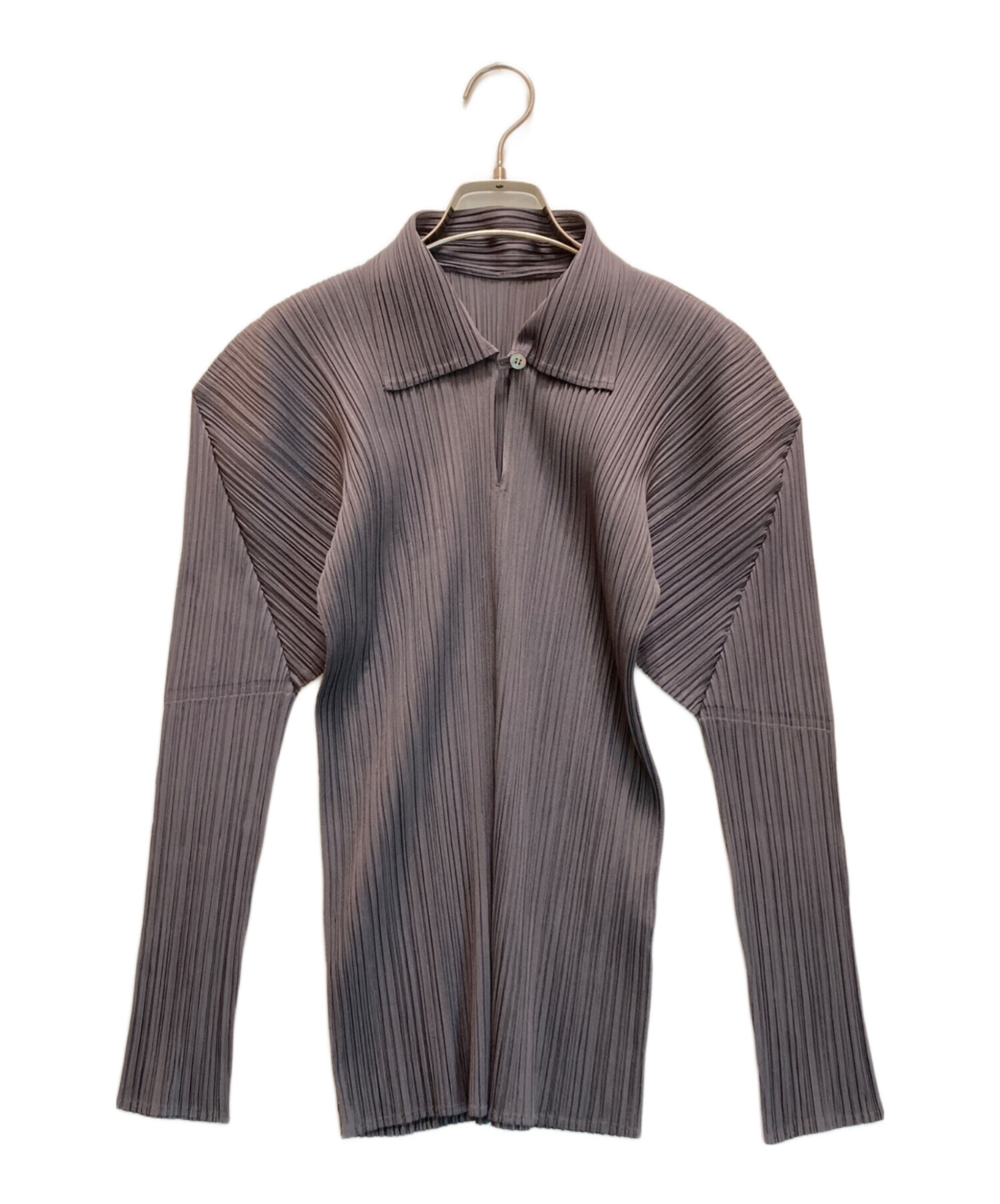 中古・古着通販】PLEATS PLEASE (プリーツプリーズ) 襟付スキッパー 