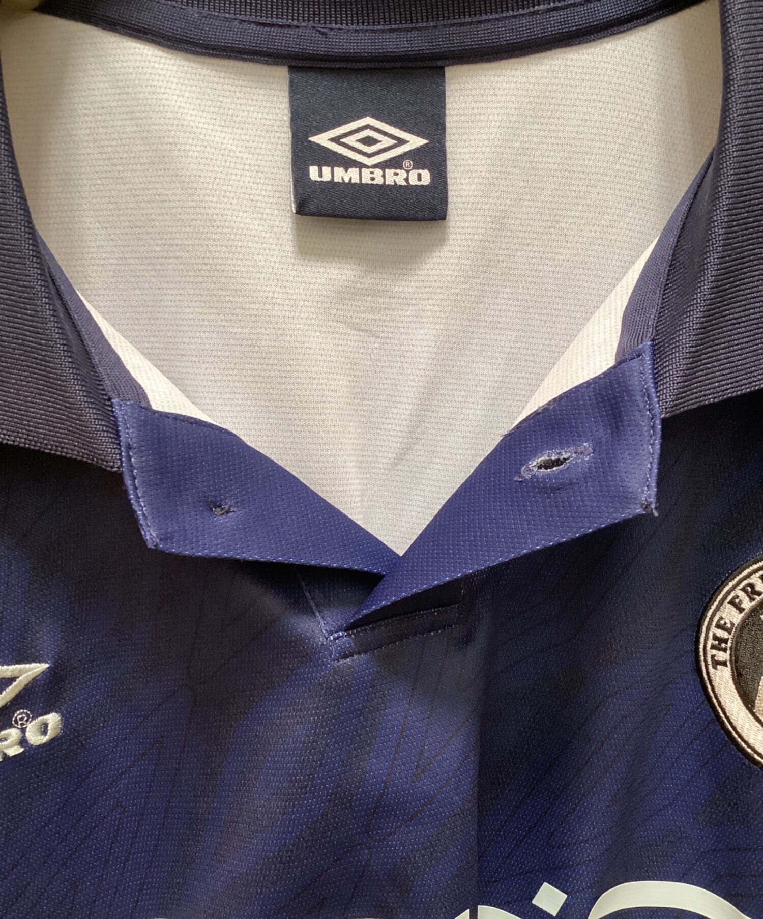 【未使用品】UMBROアンブロ×フリークスストアサッカーゲームシャツ紺色XL 中古・古着通販】UMBRO (アンブロ) FREAK'S STORE (フリークスストア