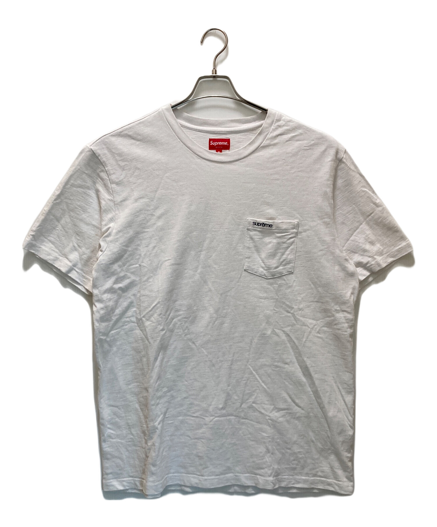 中古・古着通販】Supreme (シュプリーム) S/S ポケットTee ホワイト  