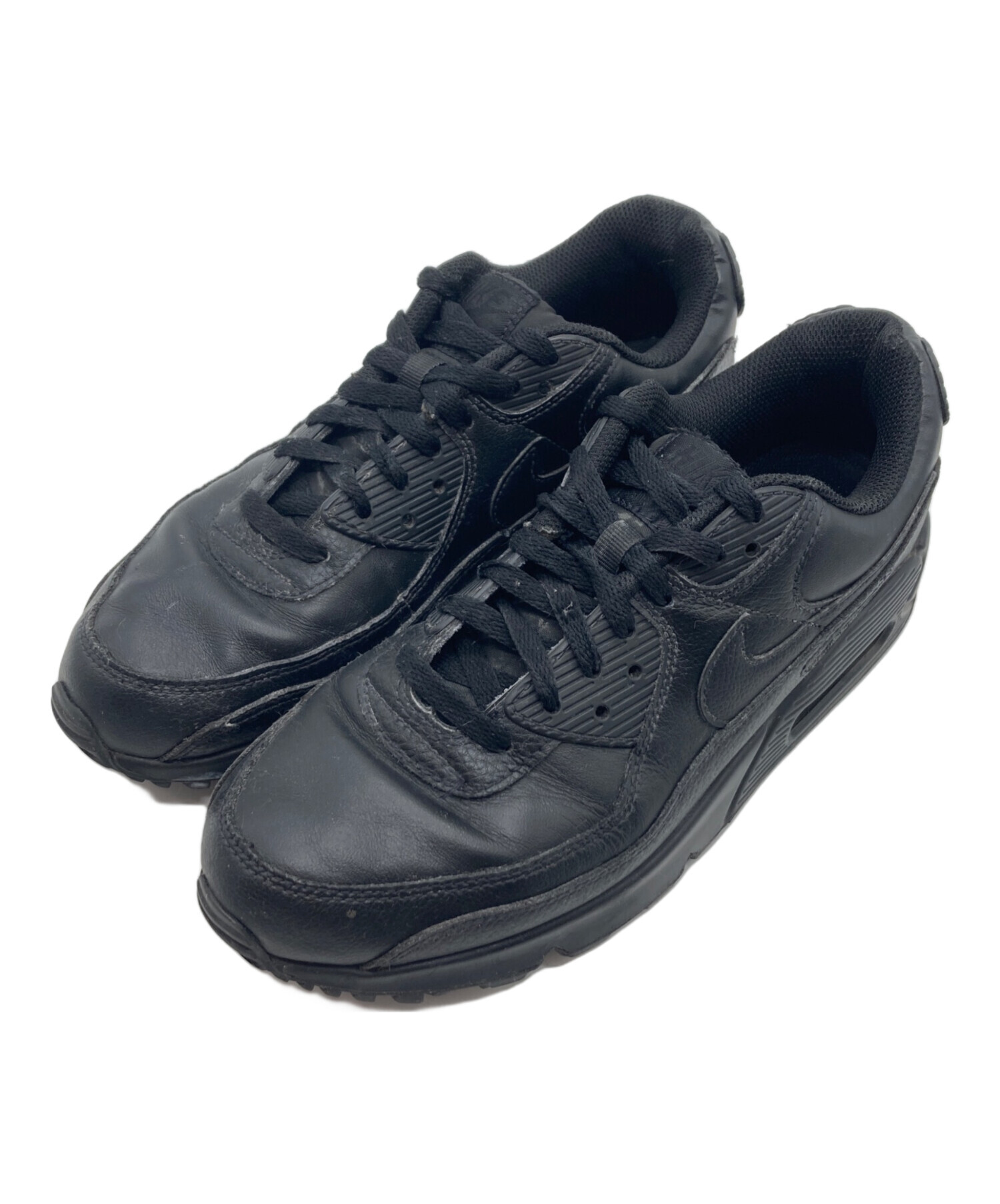 になこ　＊プロフィール確認お願いします＊　38サイズ 中古・古着通販】NIKE (ナイキ) エアマックス 90 レザー ブラック