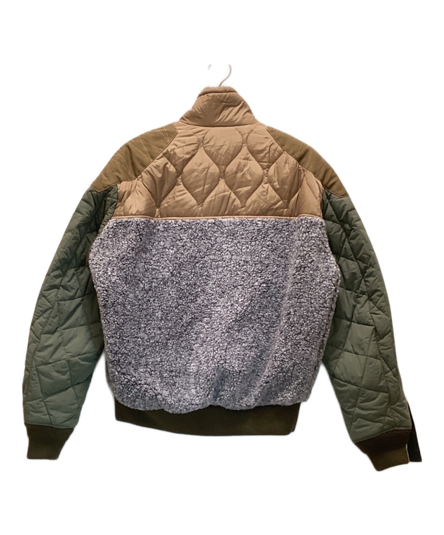 中古・古着通販】DIESEL (ディーゼル) ボア切替ブルゾン カーキ サイズ