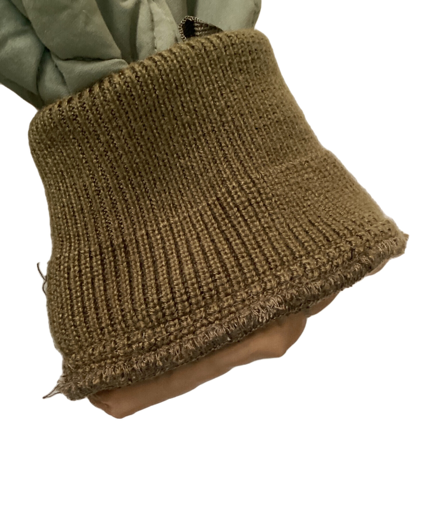 中古・古着通販】DIESEL (ディーゼル) ボア切替ブルゾン カーキ サイズ