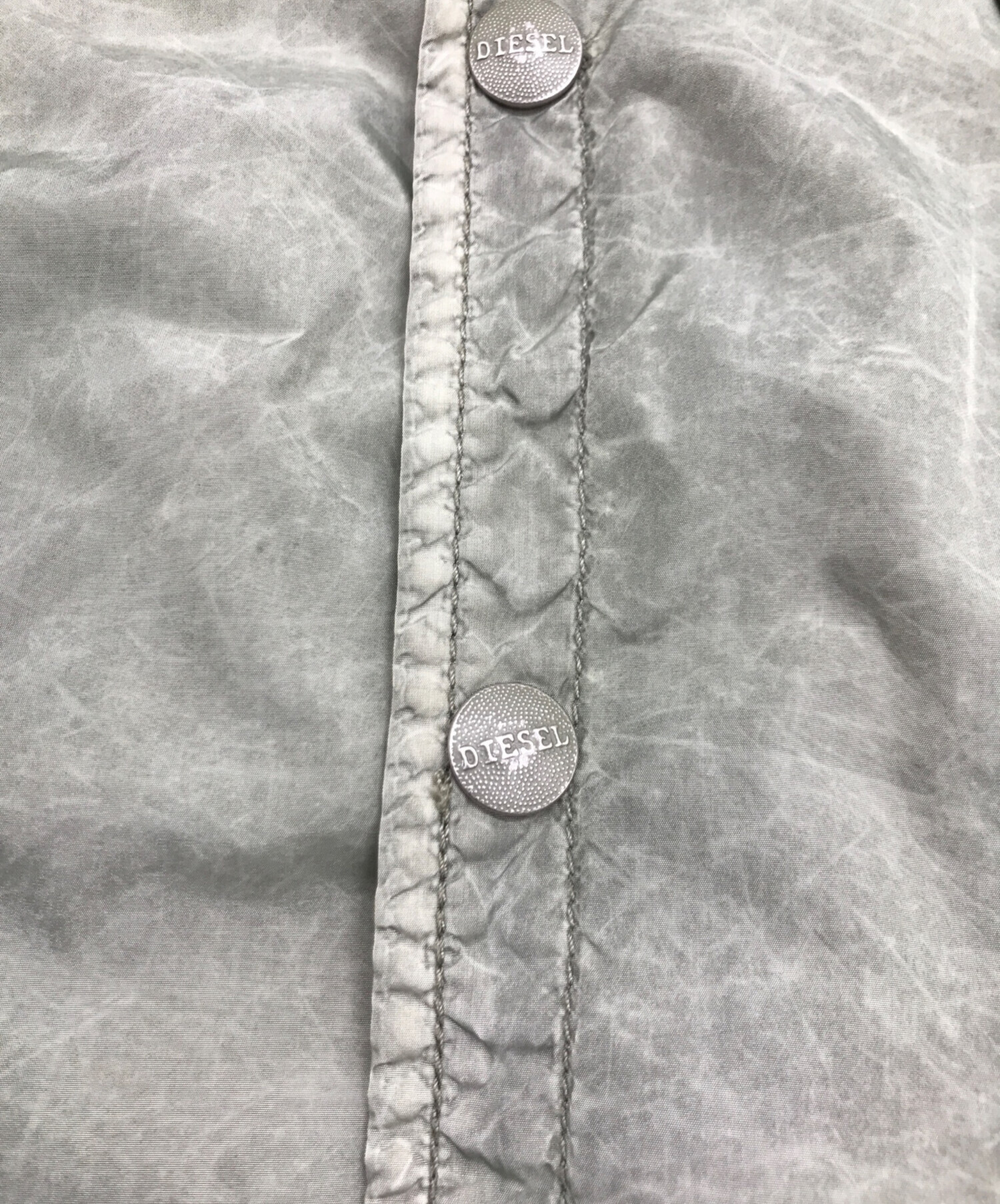 中古・古着通販】DIESEL (ディーゼル) ナイロンフーデッドミリタリー 