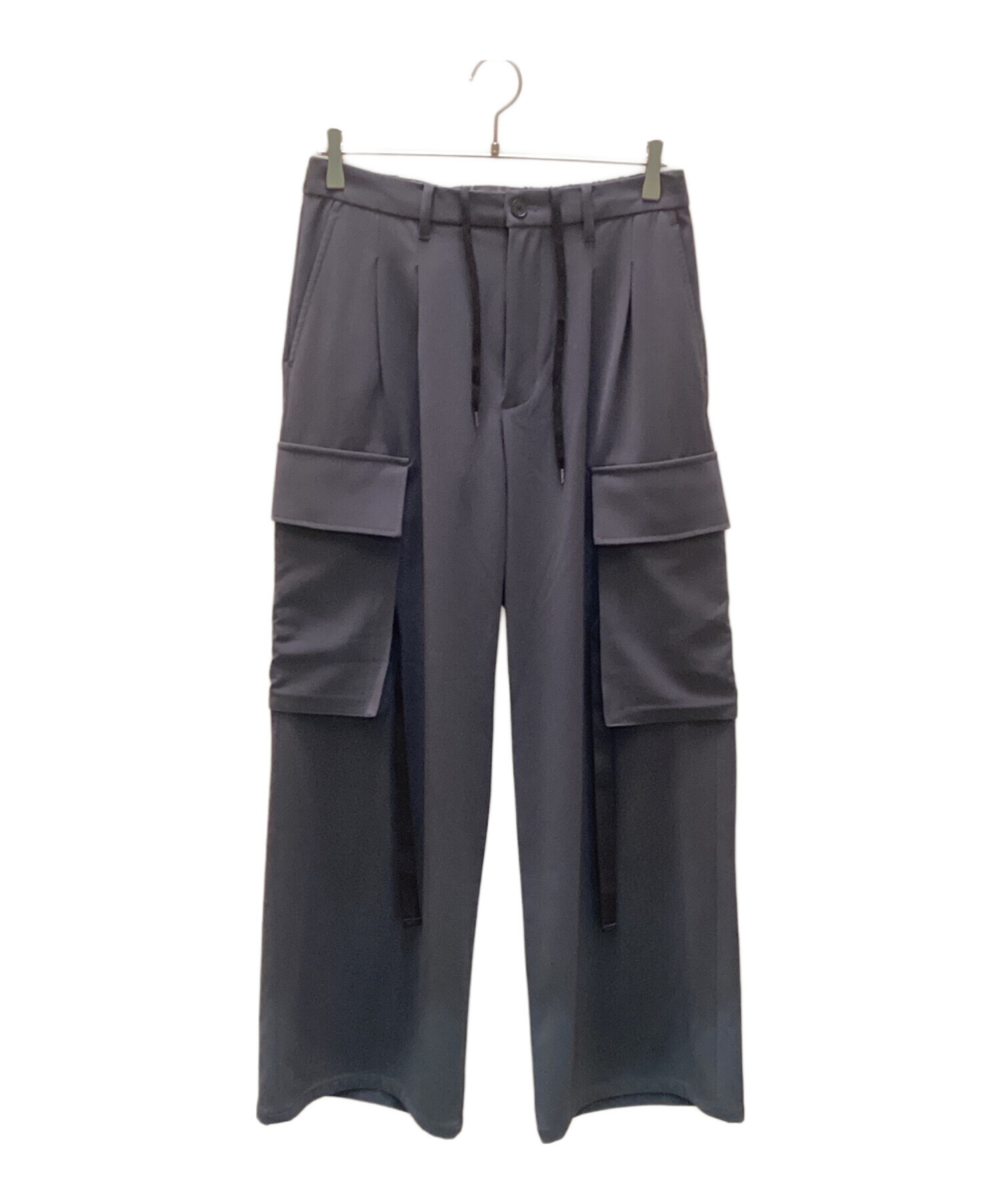 中古・古着通販】HARE (ハレ) ワイドカーゴパンツ グレー サイズ:SIZE