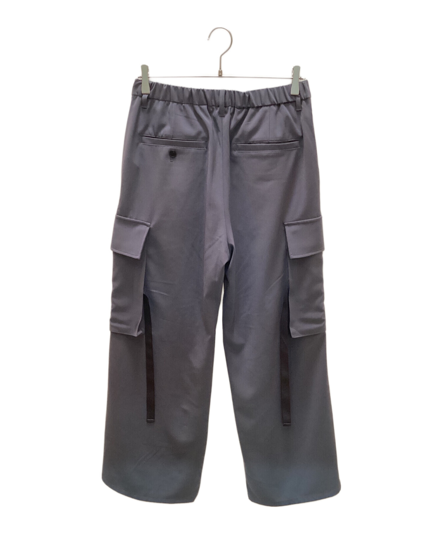 中古・古着通販】HARE (ハレ) ワイドカーゴパンツ グレー サイズ:SIZE
