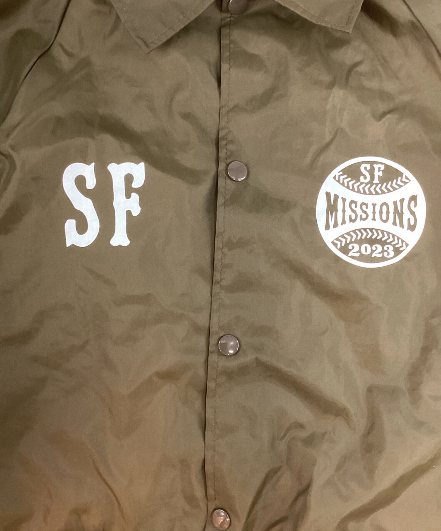 メンズ Mission District コーチジャケット ブラウン SF