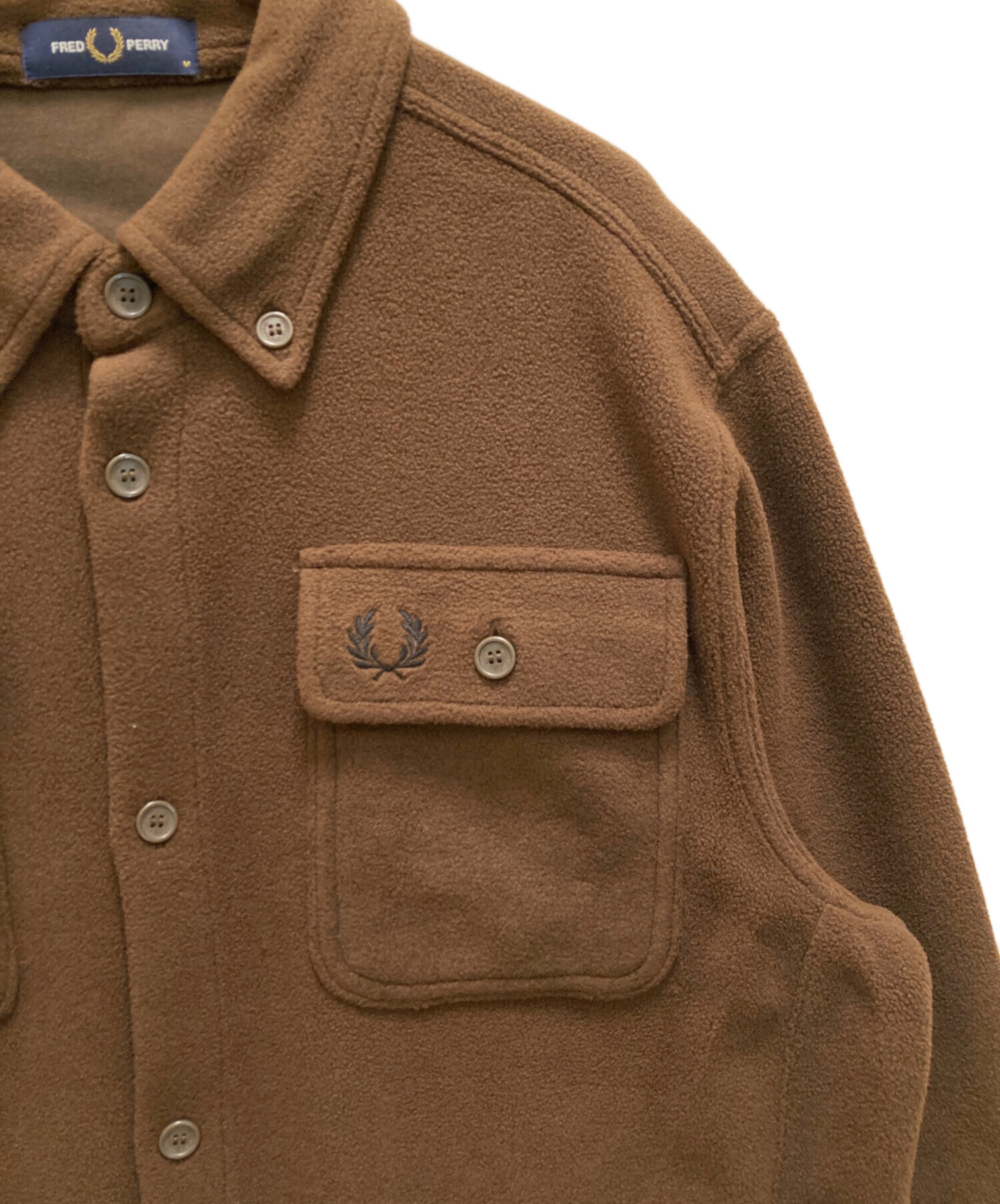 中古・古着通販】FRED PERRY (フレッドペリー) フリースオーバーシャツ