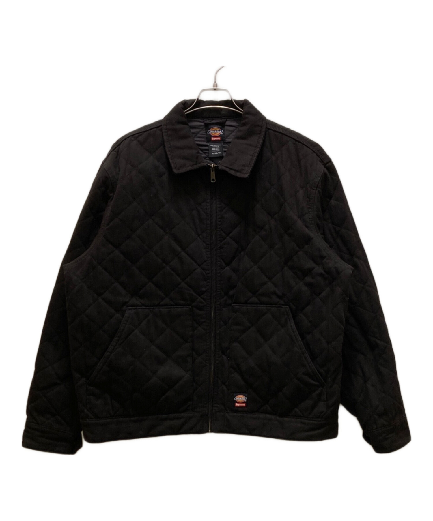 supreme×Dickies コラボジャケット シュプリームが「ディッキーズ」とコラボ、両者のロゴを配したレザー