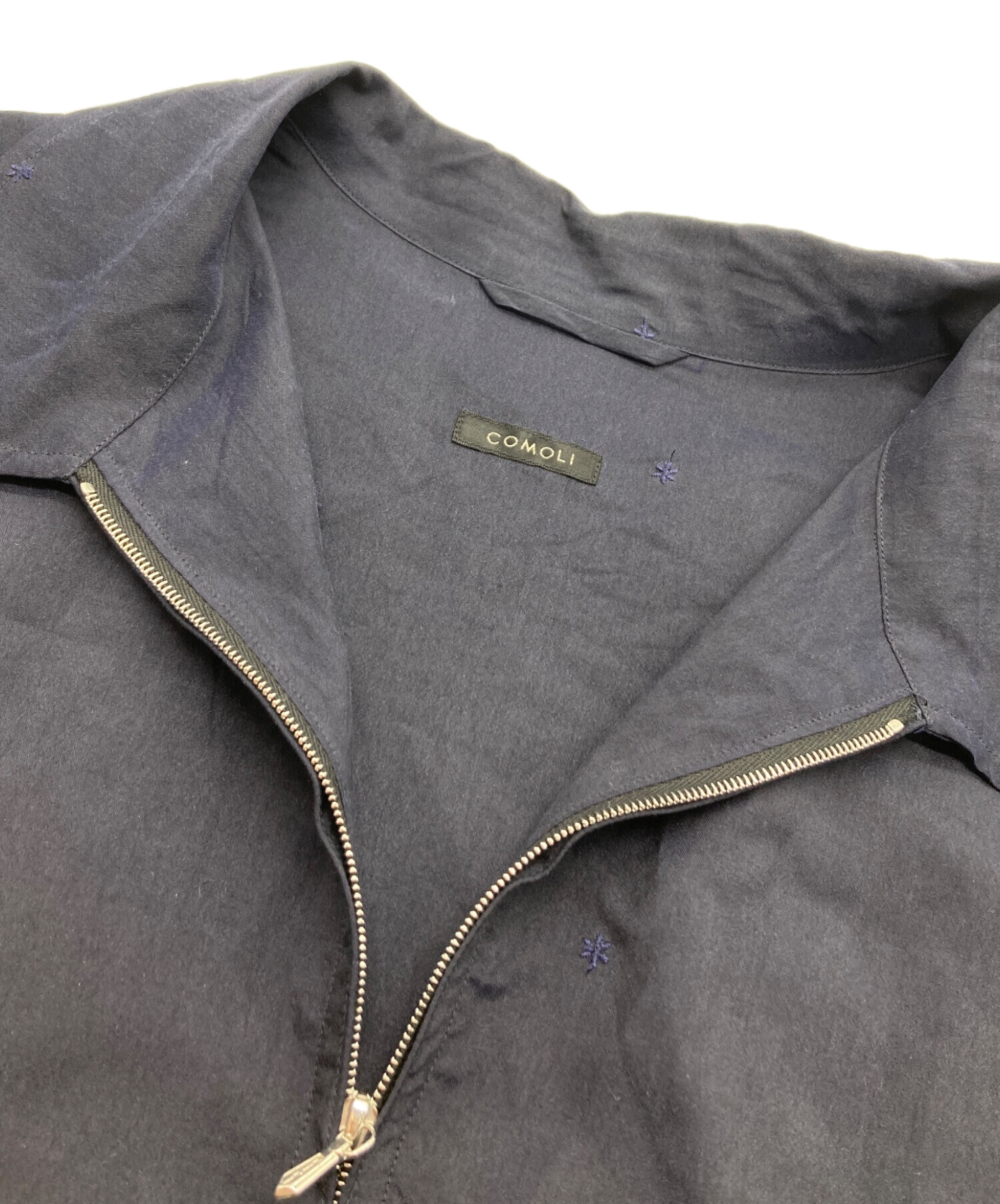 中古・古着通販】COMOLI (コモリ) シルク＊ステッチ スイングトップ