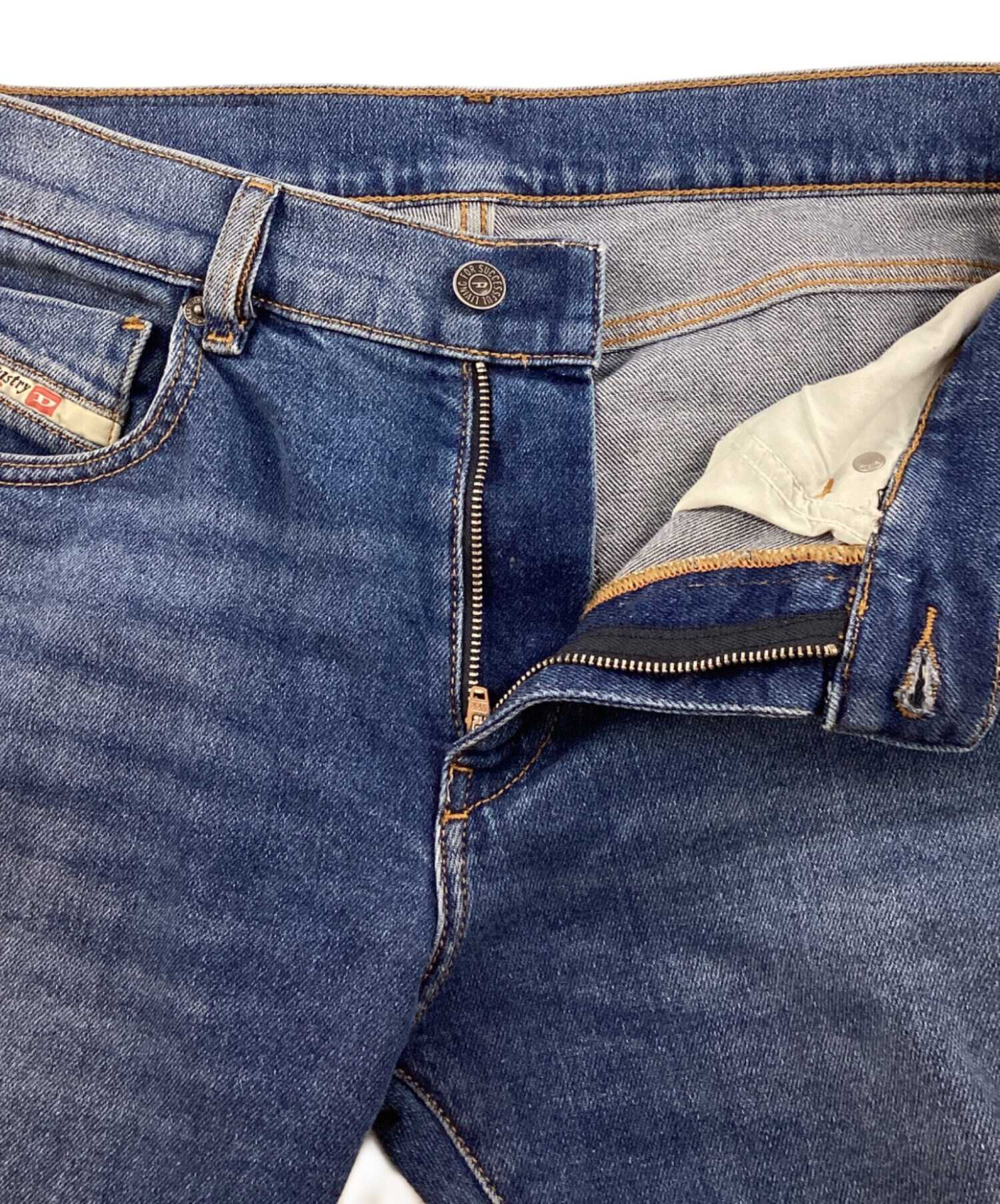 中古・古着通販】DIESEL (ディーゼル) スリムジーンズ ブルー サイズ