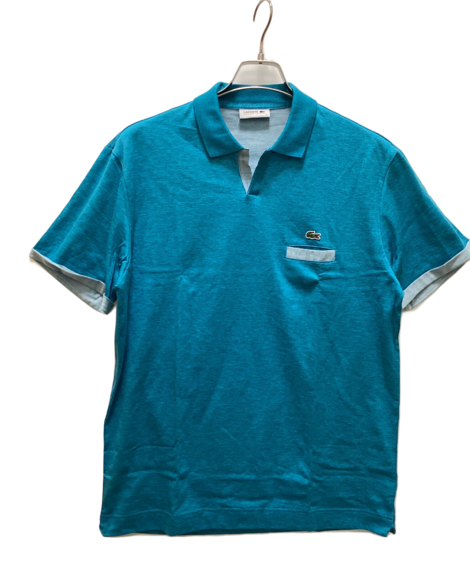LACOSTE（ラコステ） LACOSTE ラコステ ポロシャツ 5 ブルー 半袖