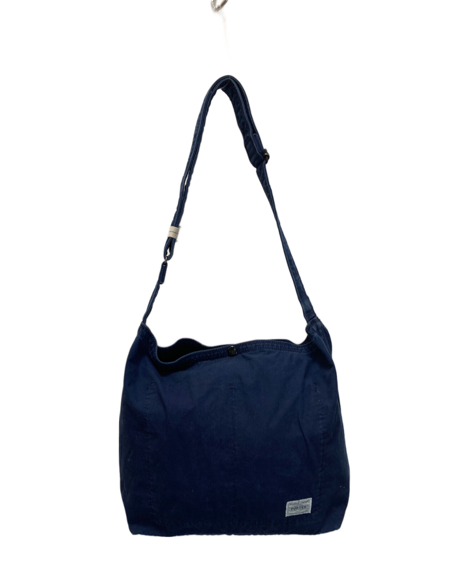 中古・古着通販】PORTER (ポーター) ディープブルー ショルダーバッグ 
