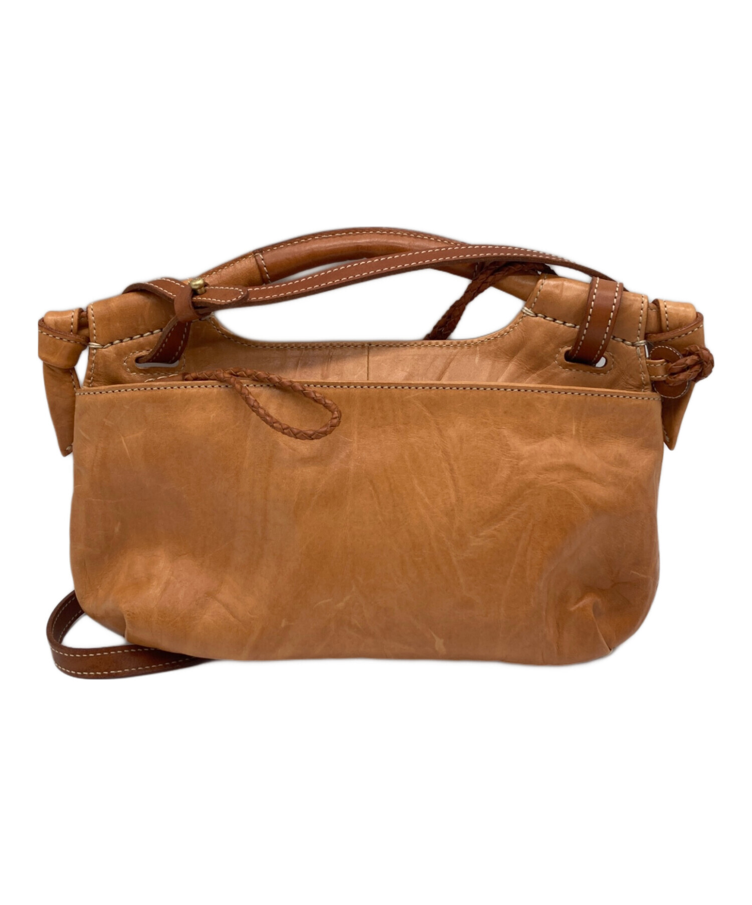gentenの大型ショルダーバッグ 中古・古着通販】genten (ゲンテン 