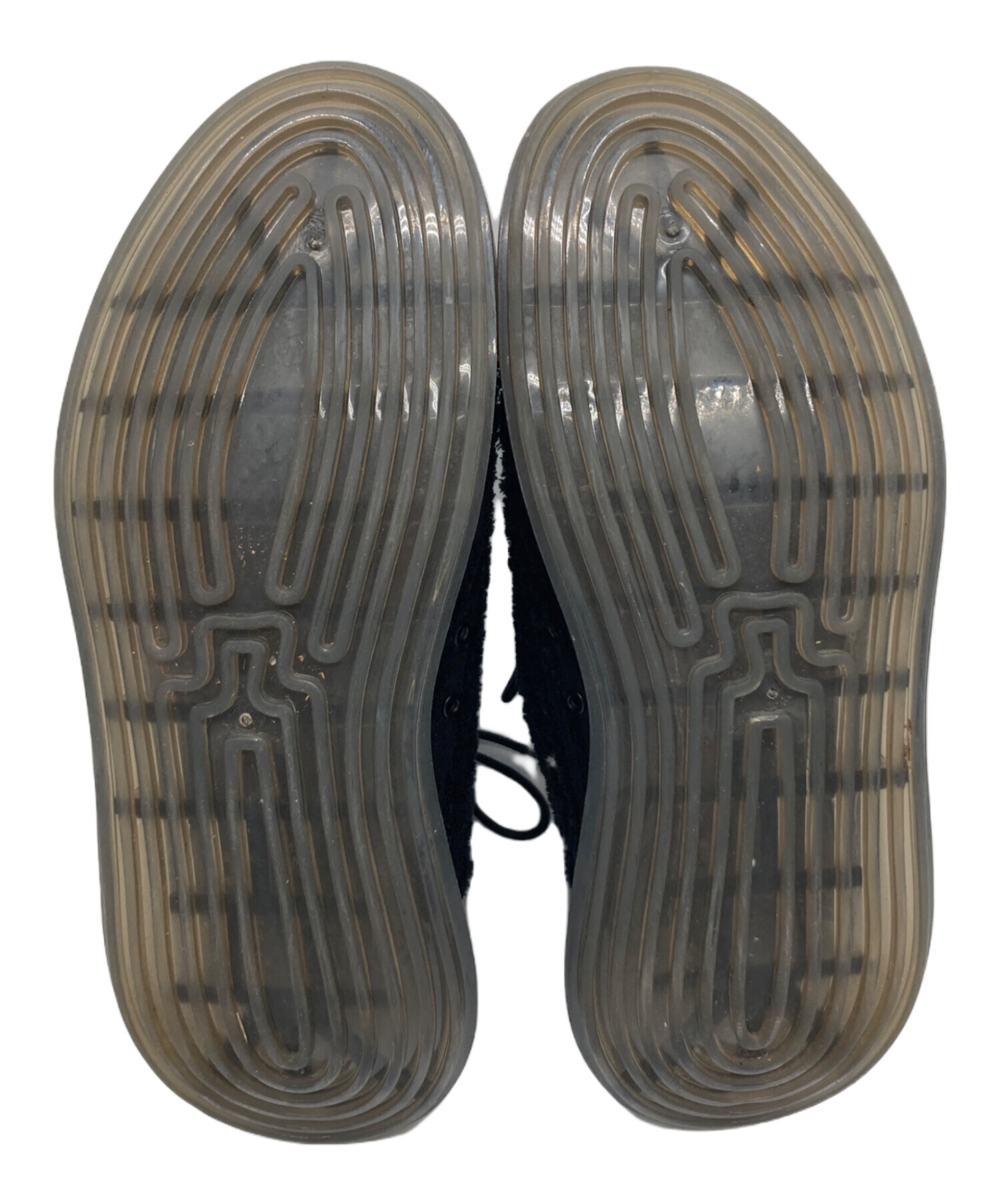 中古・古着通販】grounds (グラウンズ) ハイカットスニーカー ブラック 