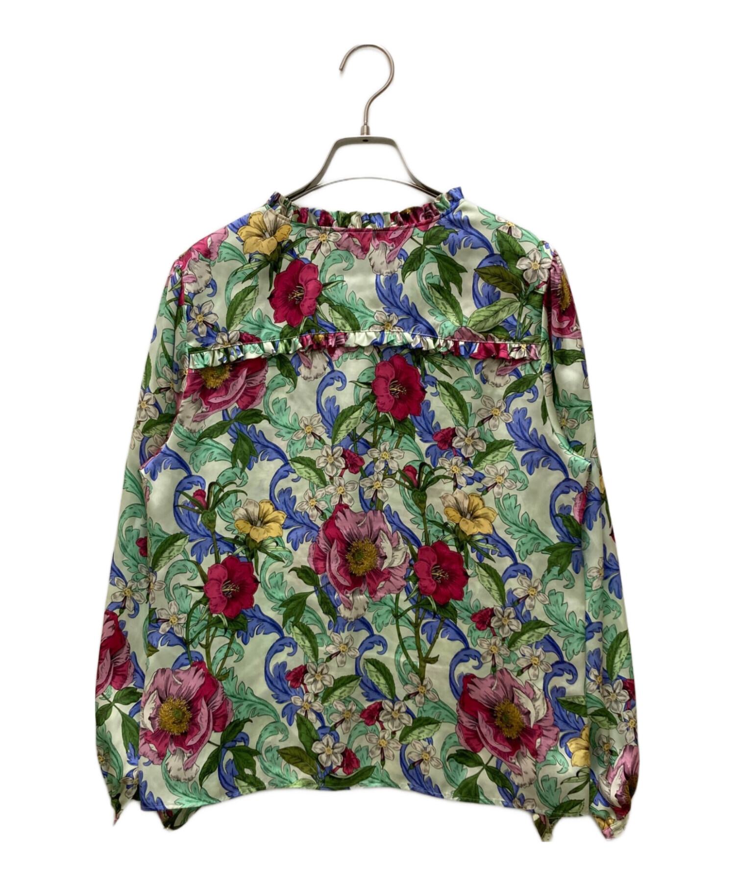 タグ付き グレースコンチネンタル フラワーフリルトップ