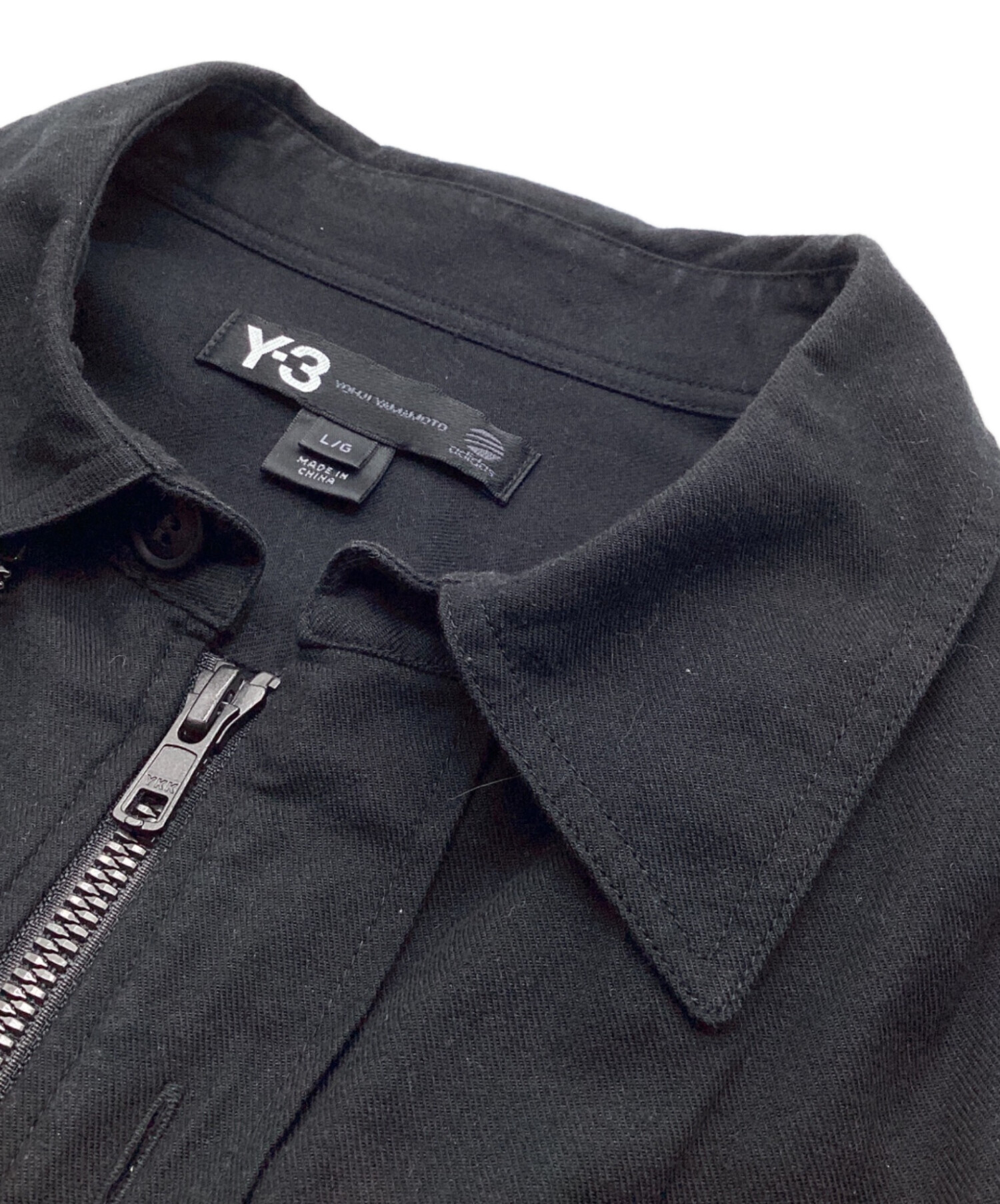 中古・古着通販】Y-3 (ワイスリー) ダブルジップロングシャツ ブラック 
