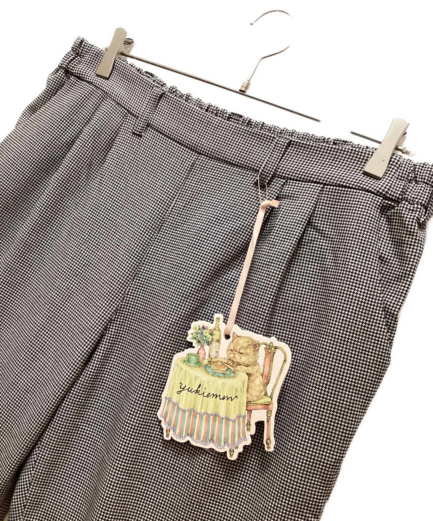 yukiemon 3L ぬいぬいレースあわせるパンツ ブラック