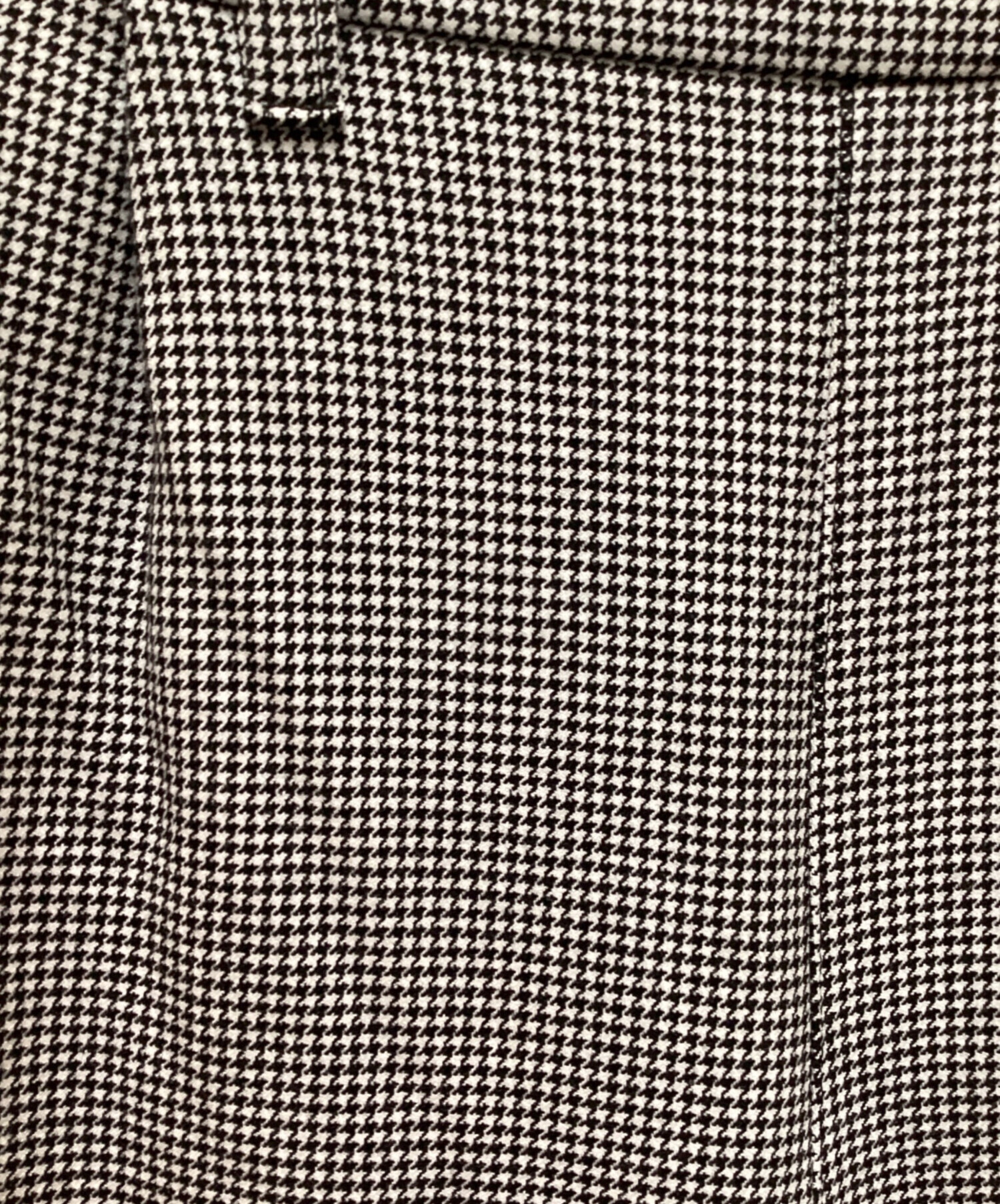 中古・古着通販】yukiemon (ユキエモン) 千鳥柄パンツ ホワイト