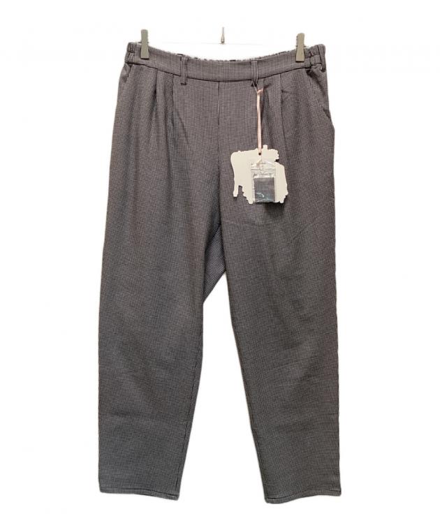中古・古着通販】yukiemon (ユキエモン) 千鳥柄パンツ ホワイト