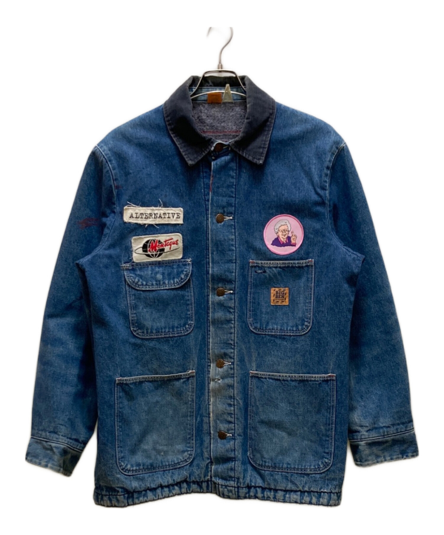 BIGBEN カバーオール　古着　ヴィンテージ　雰囲気　デニムジャケット 中古・古着通販】BIG BEN (ビックベン) ヴィンテージ 裏ブランケット