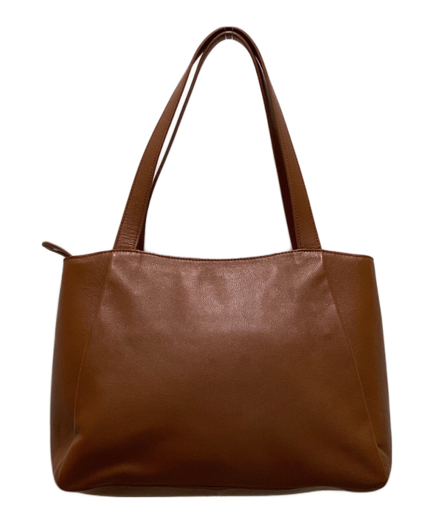 レディース 美品 MOTHERHOUSE マザーハウス Kアングルトート キャメル A4
